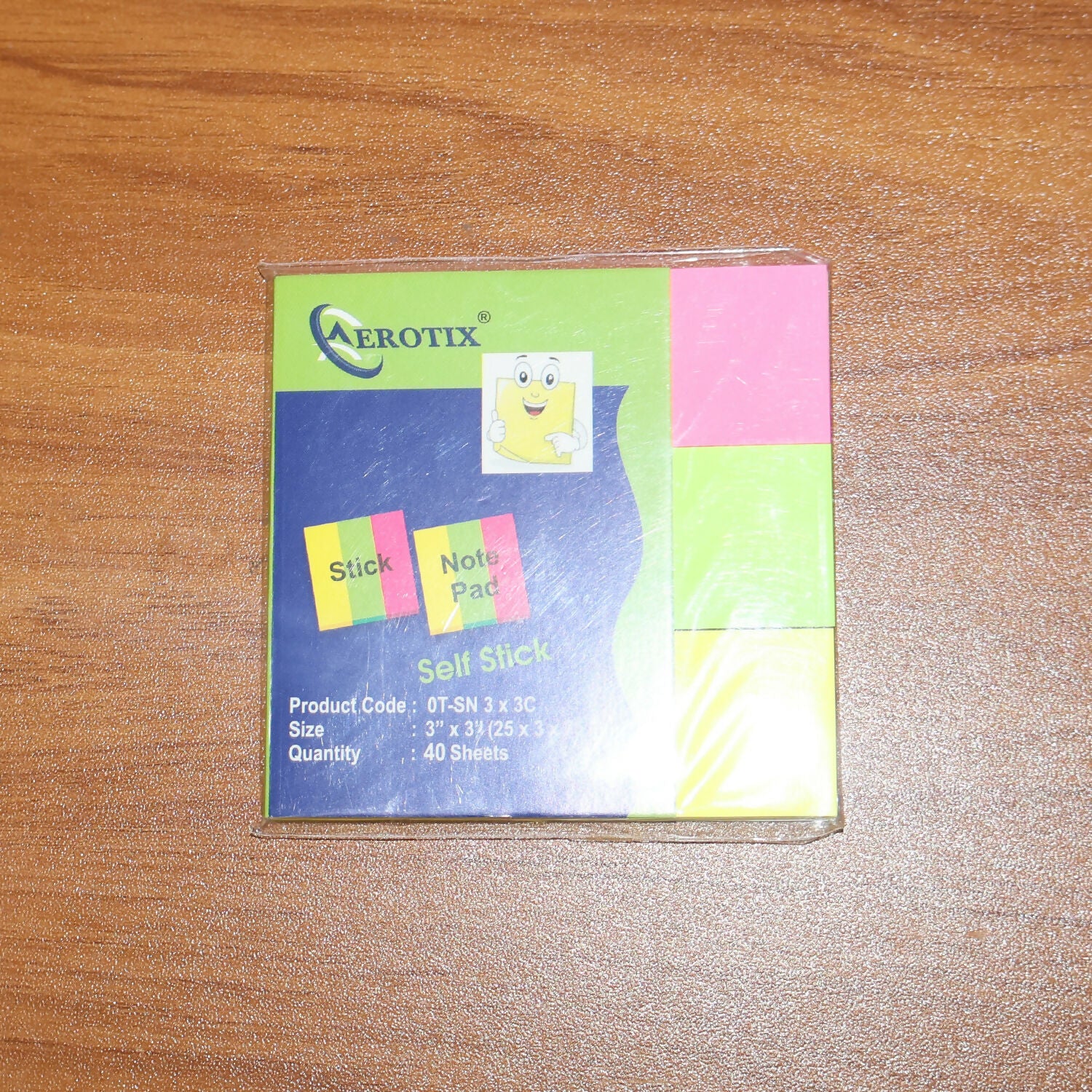 Self Sticky Notes Pad 3 Multicolour with Strong Adhesive (25×3×75 mm, 40 Sheets, 6 Pack Combo) - Image 7