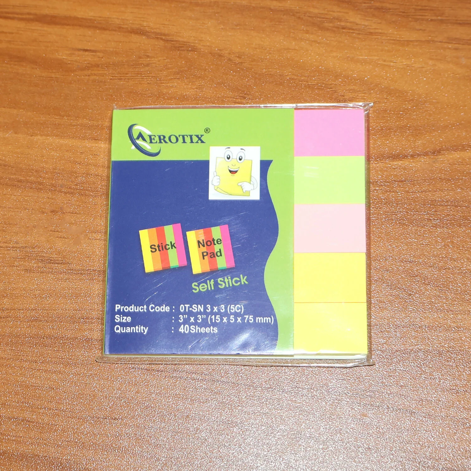 Self Sticky Notes Pad 5 Multicolour with Strong Adhesive (15×5×75mm,40 Sheets,6 Pack) - Image 6