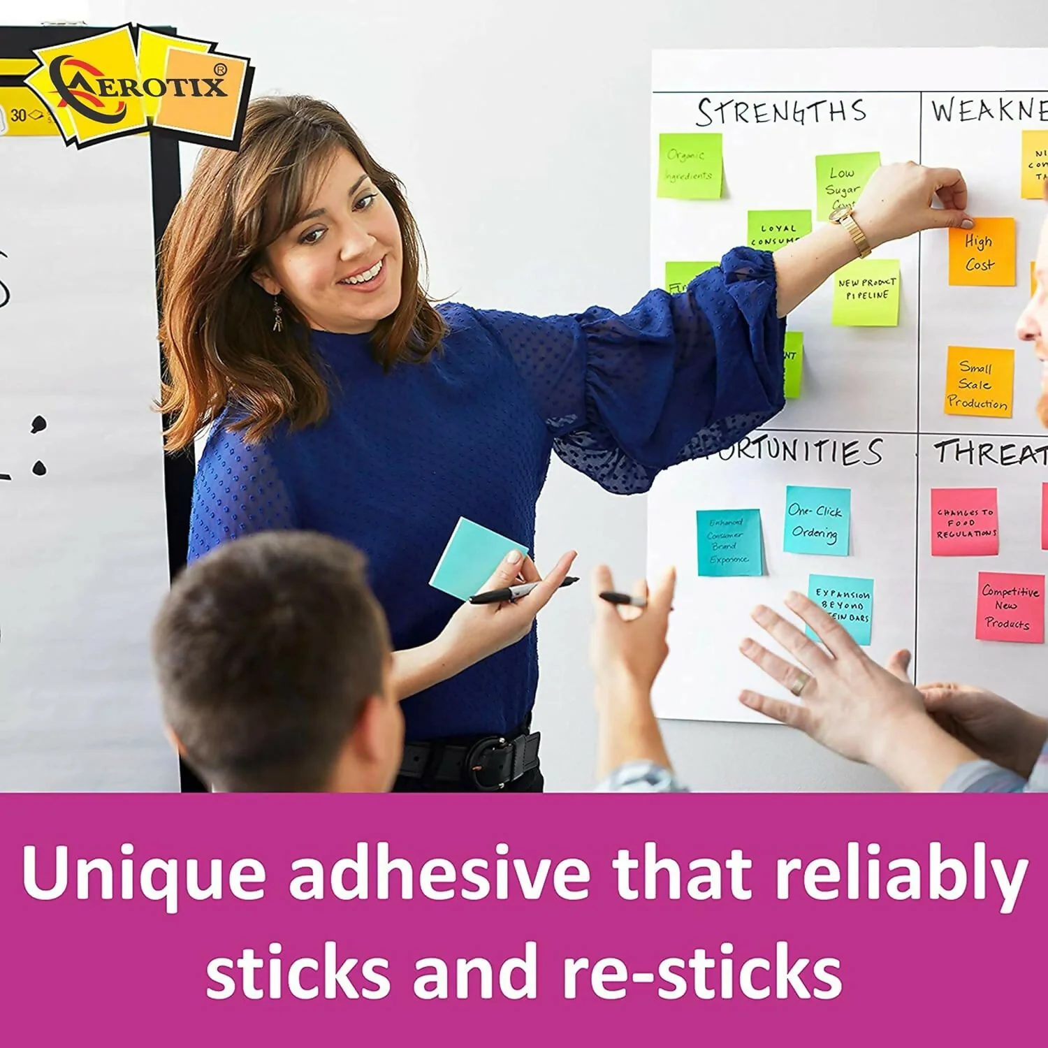 Self Sticky Notes Pad Yellow with Strong Adhesive (75×75 mm, 80 Sheets,6 Pack Combo) - Image 7