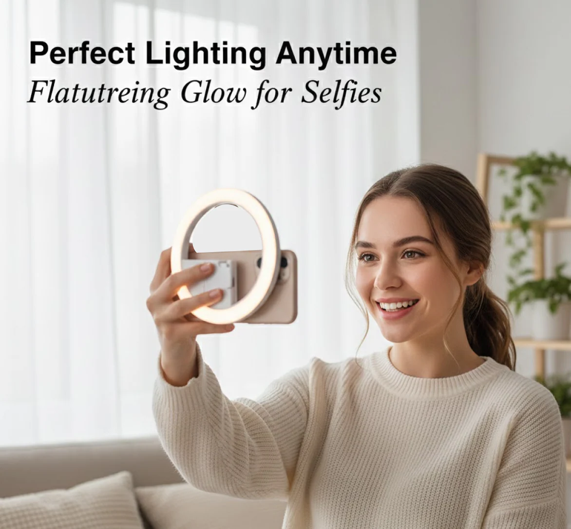 Selfie Flash Ring Light with 3 Level of Brightness (1 Pc) - Image 5