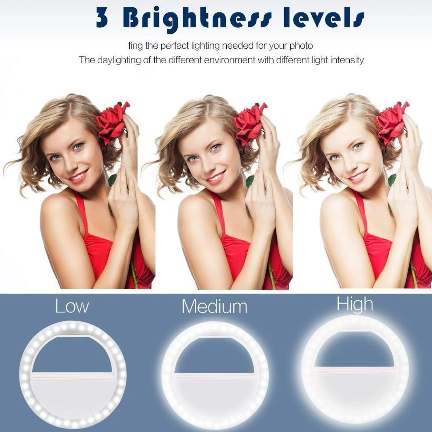 Phone Selfie Ring Light (Battery Not Included) - Image 8