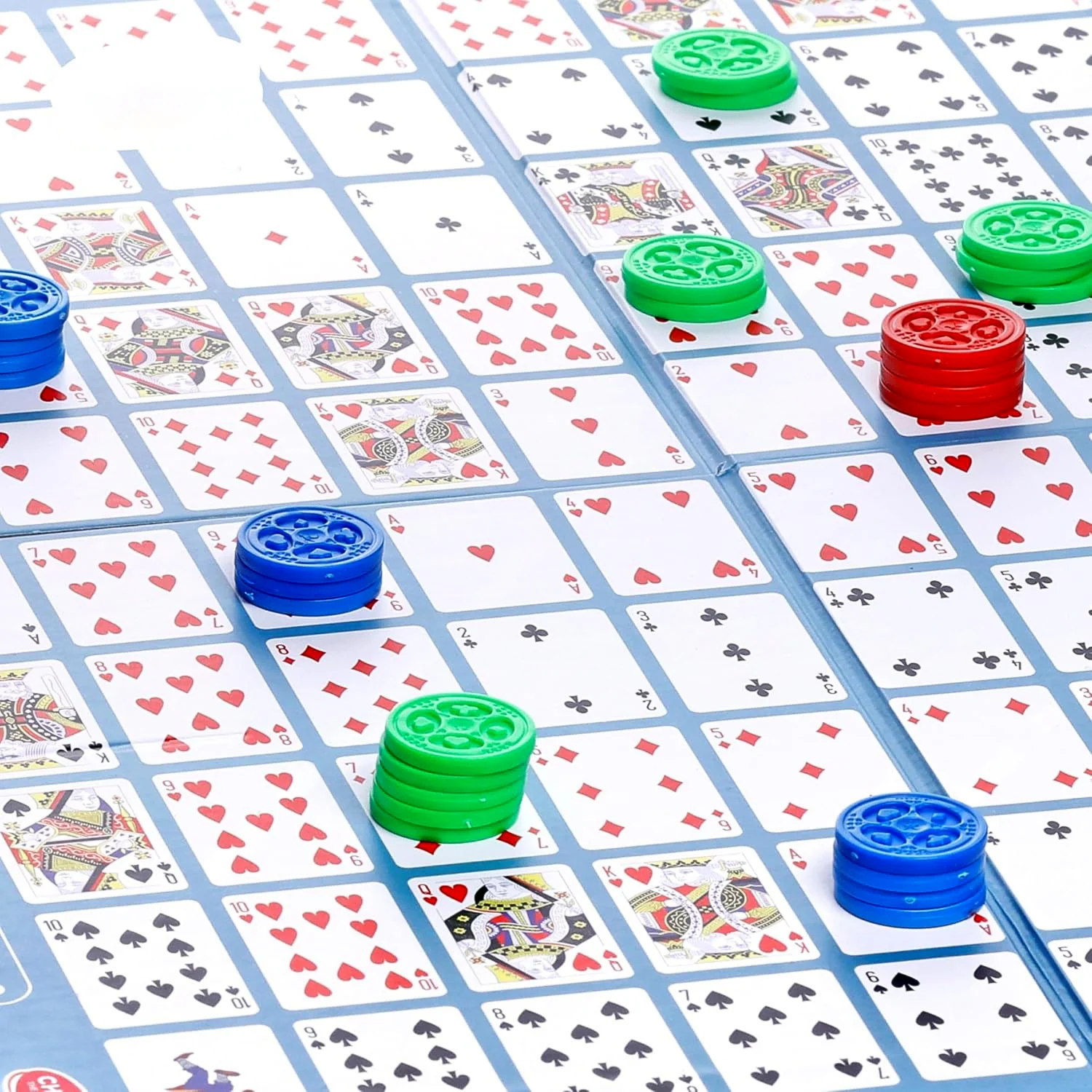 Sequent Strategy Board Game - Playing Cards & Colour Coins for Family - Image 4