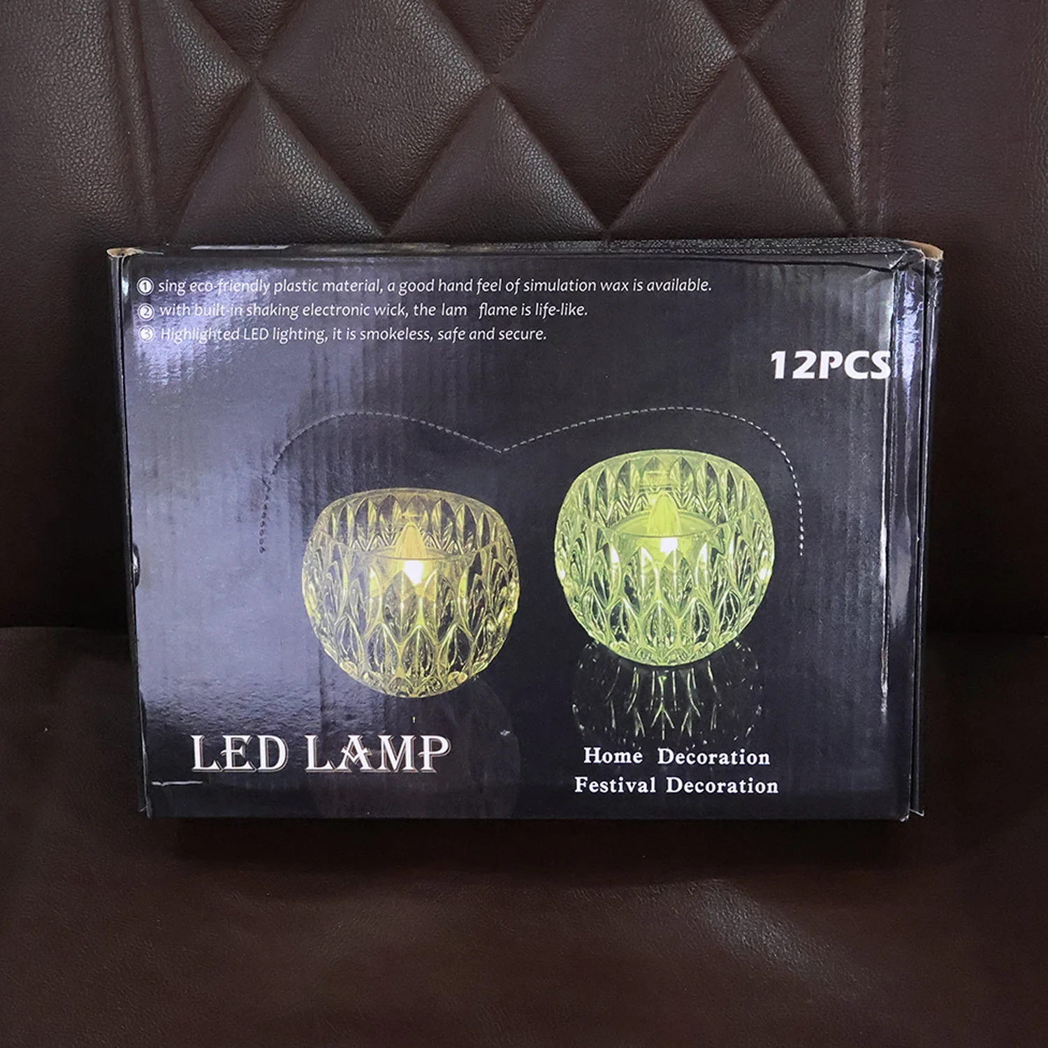 Set of 12 Crystal Style LED Decorative Lamps / Candle - Image 9