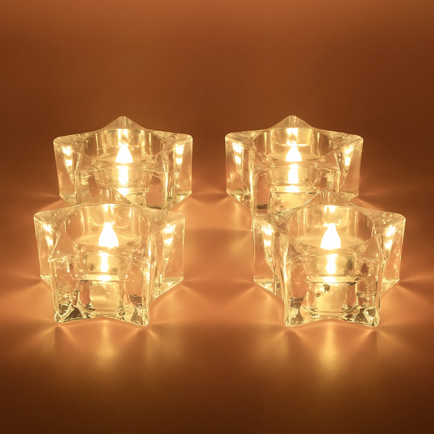 Set of 12 LED Crystal-Effect Flameless Smokeless Candles - Image 6