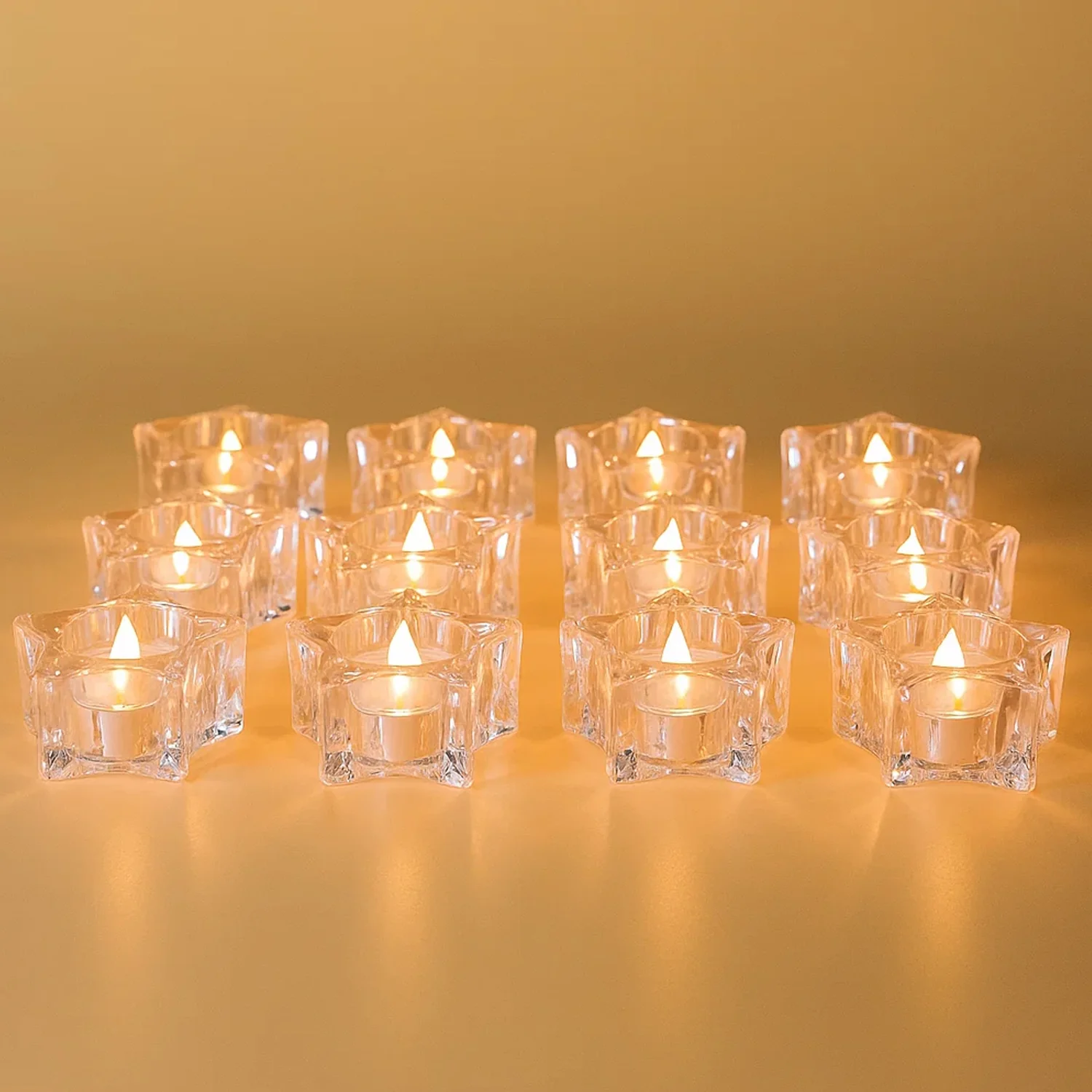 Set of 12 LED Crystal-Effect Flameless Smokeless Candles - Image 7