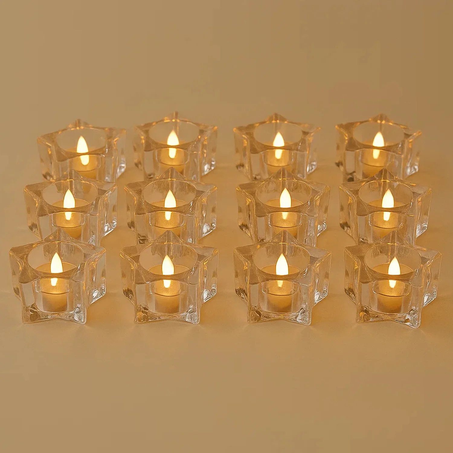 Set of 12 LED Crystal-Effect Flameless Smokeless Candles - Image 8