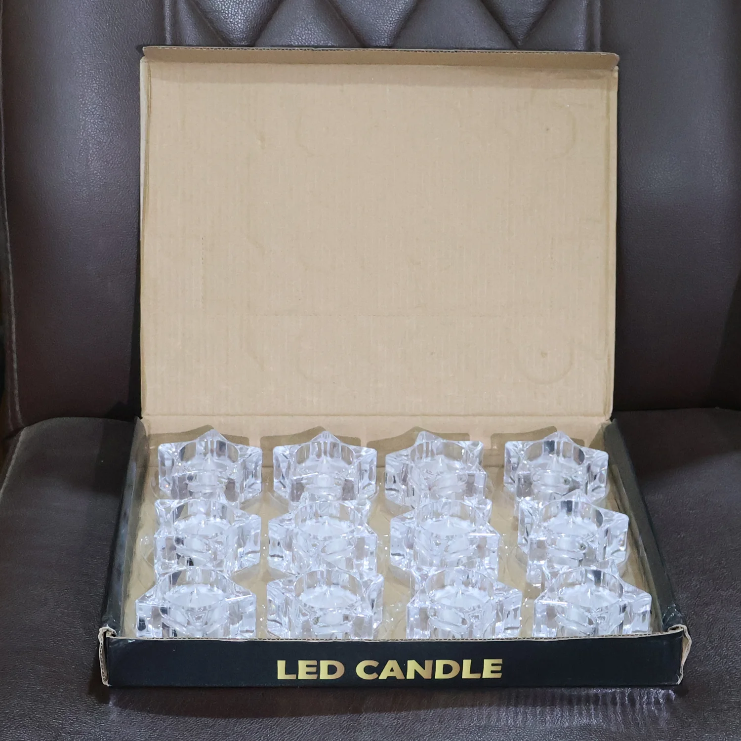 Set of 12 LED Crystal-Effect Flameless Smokeless Candles - Image 9