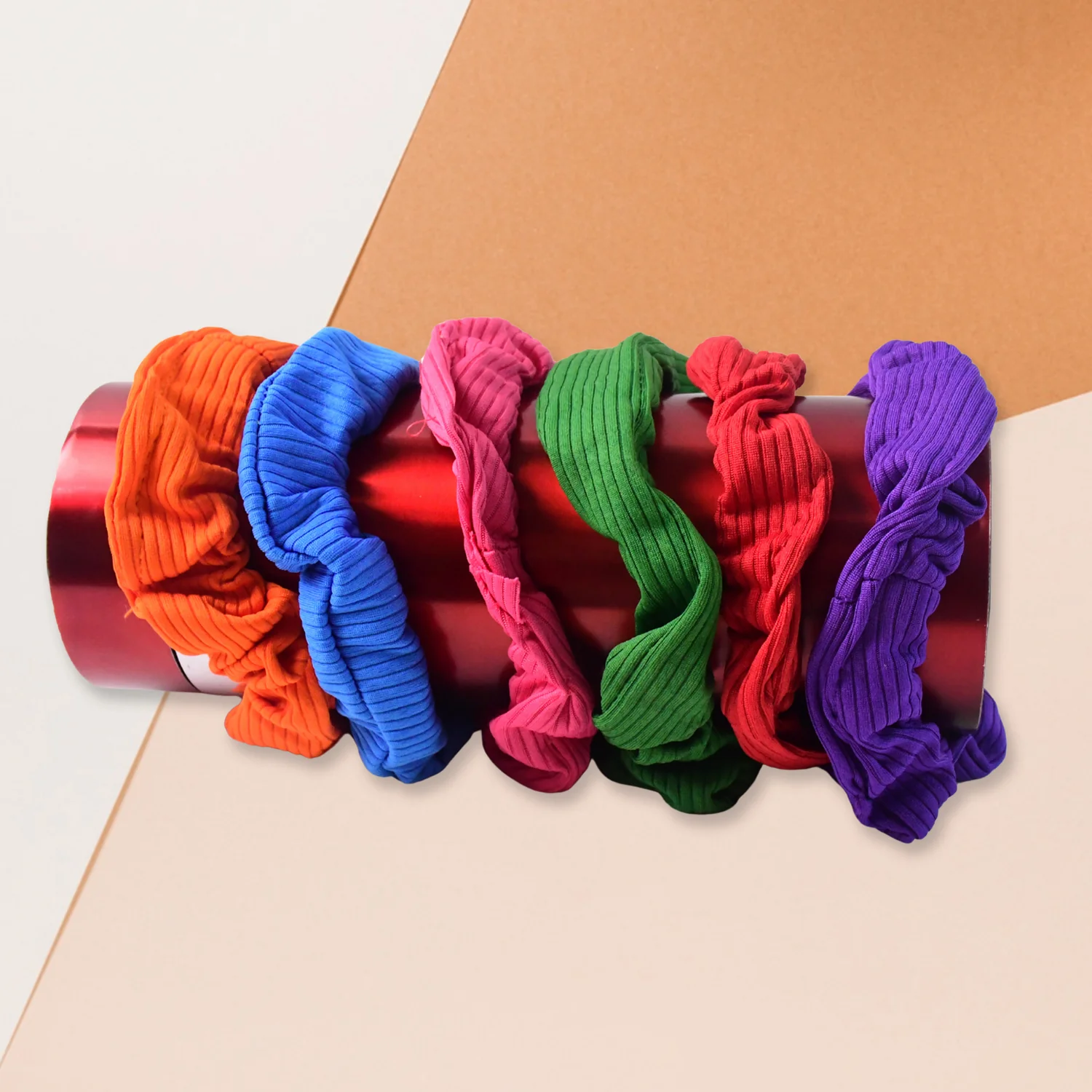 Set of 12 Premium Elastic Hair band Stylish Hair Accessories - Image 3