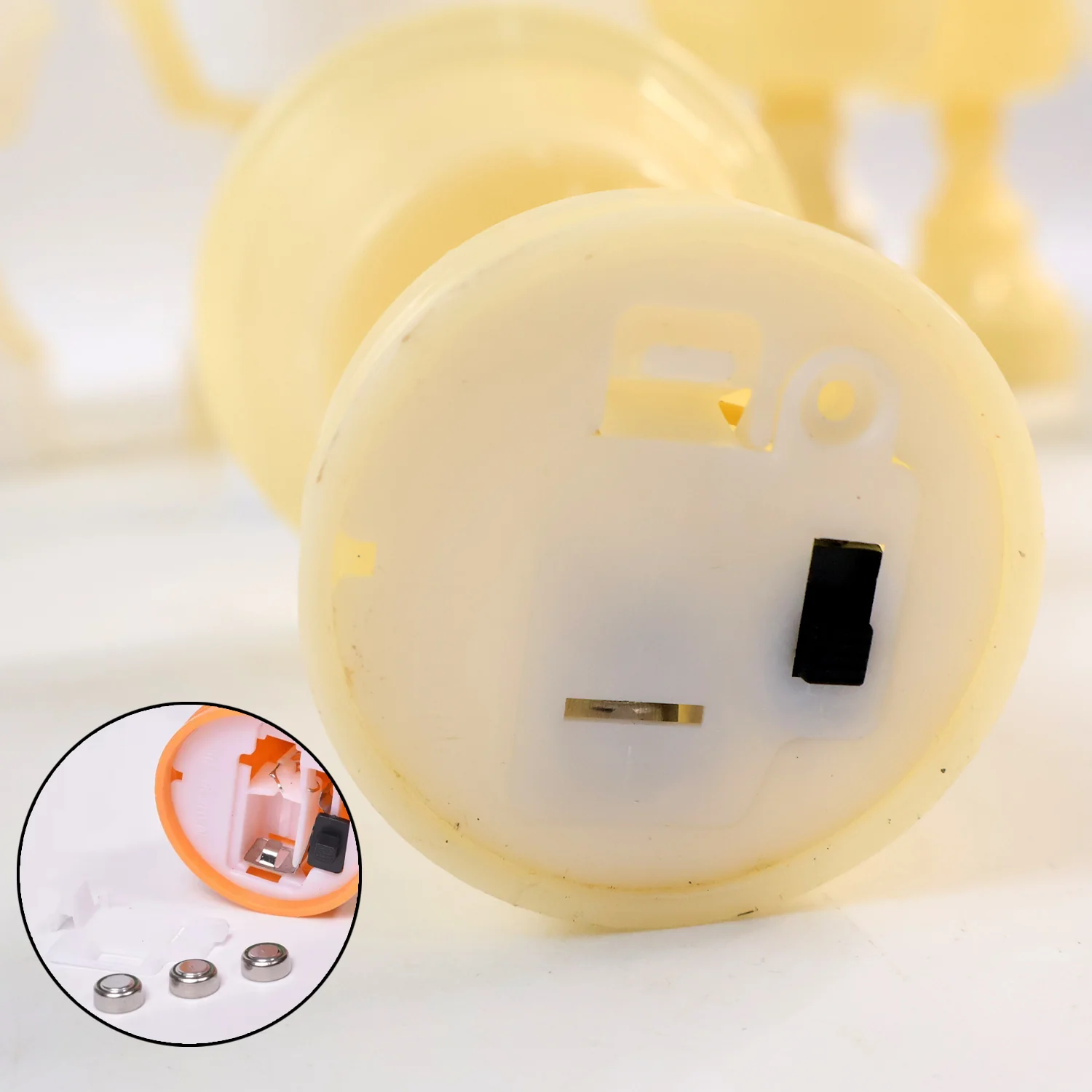 Set of 12 White Water Sensor LED Diyas - Image 7