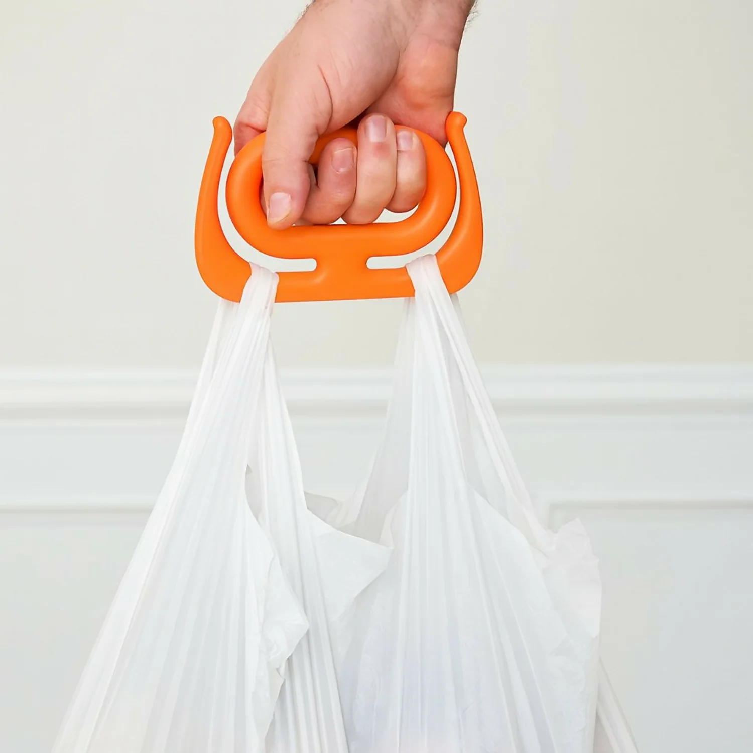 Set of 2 Heavy-Duty Grocery Bag Carrier Handles - Image 2