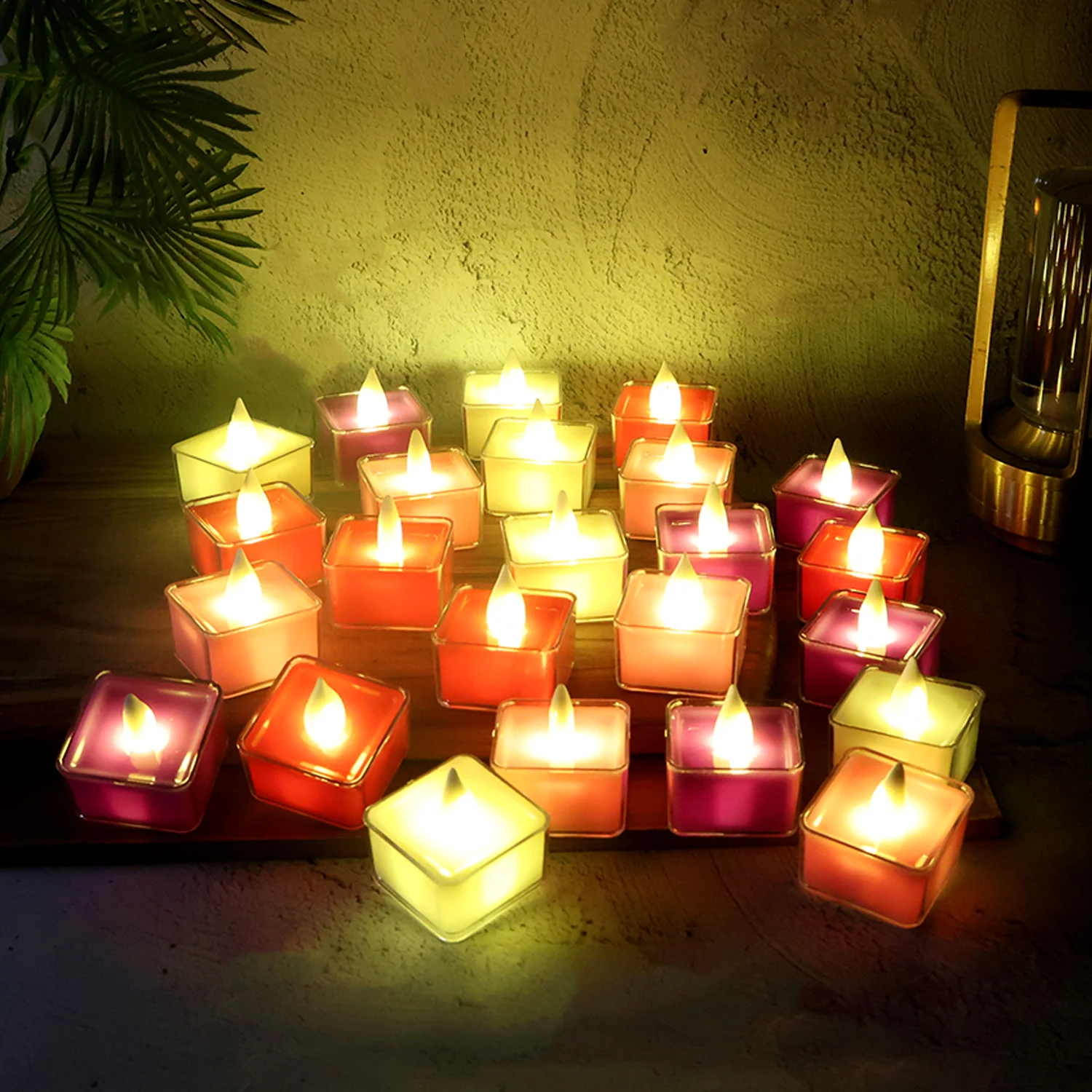 Set of 24 Multi-Color LED Tealight Candles - Image 4