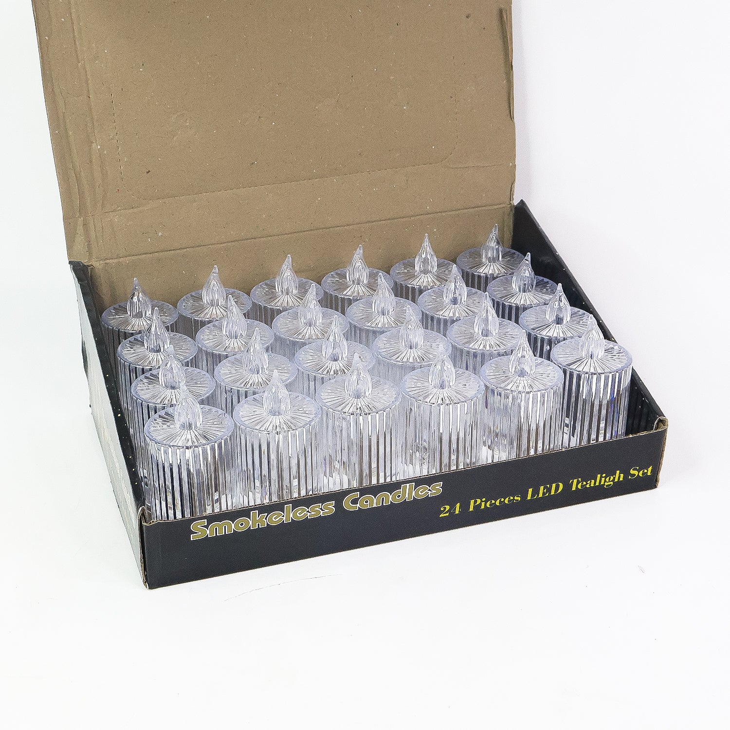 Set of 24 Smokeless LED Flameless Decorative Candles - Image 5
