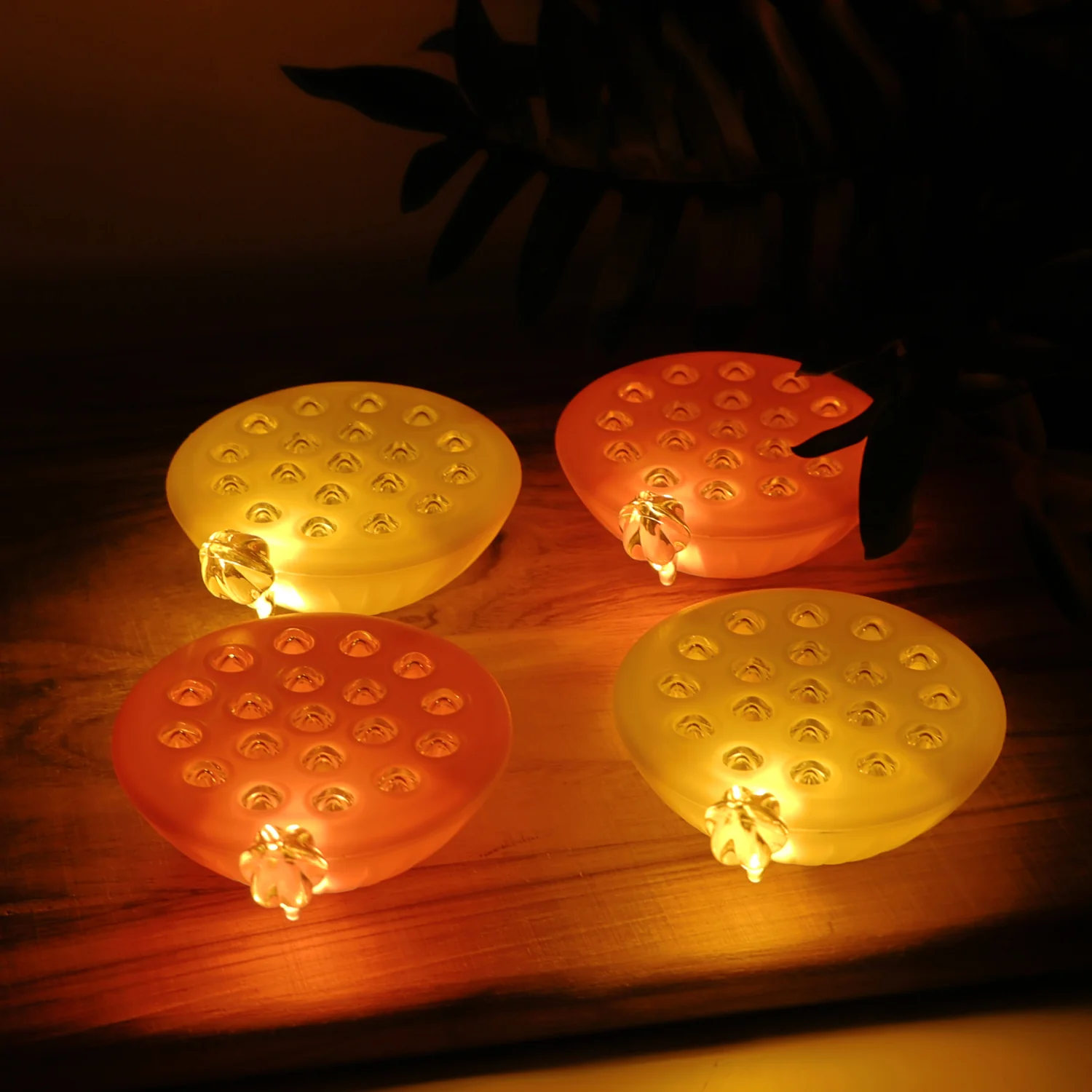 Set of 4 Lotus Canopy LED Decorative Lamps - Image 4