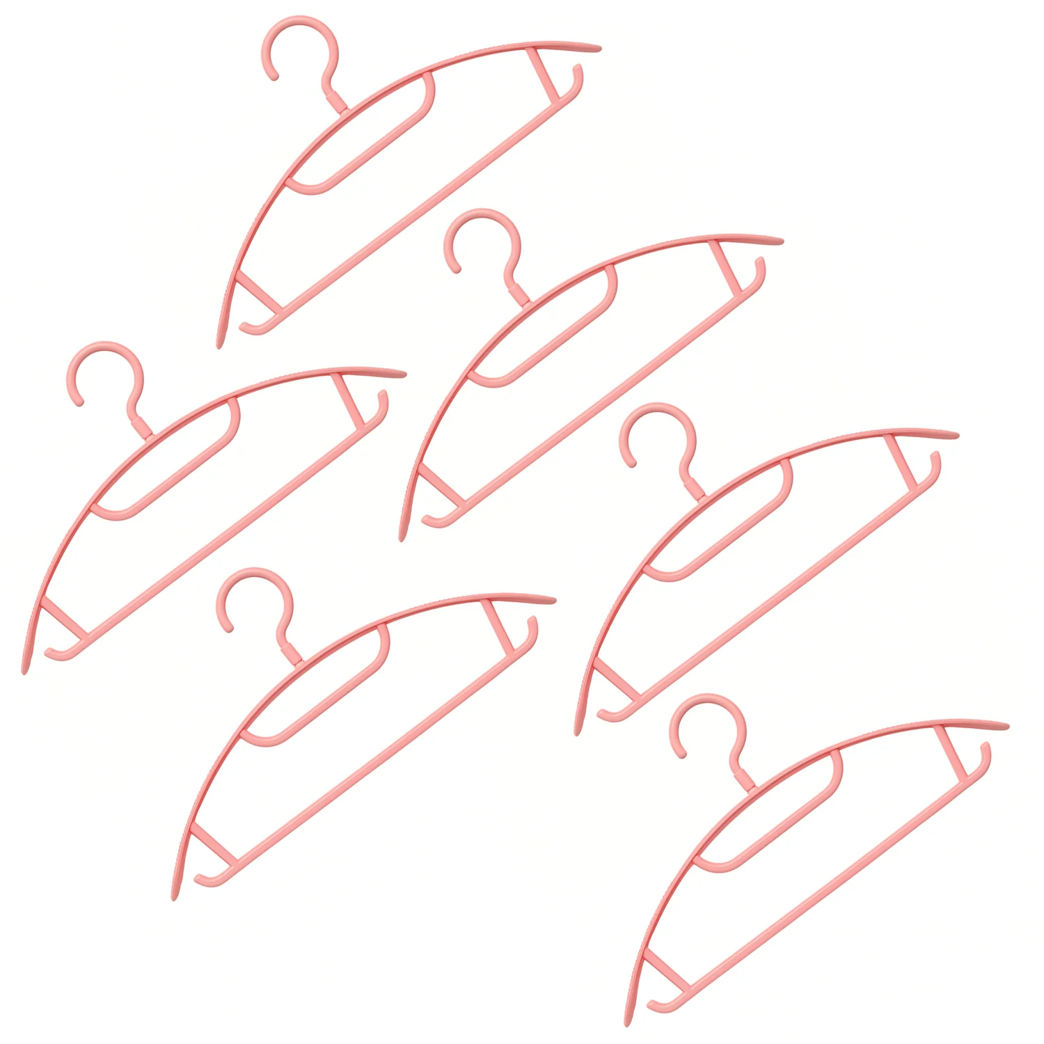 Ganesh Set of 6 Durable Plastic Cloth Hangers - Image 5