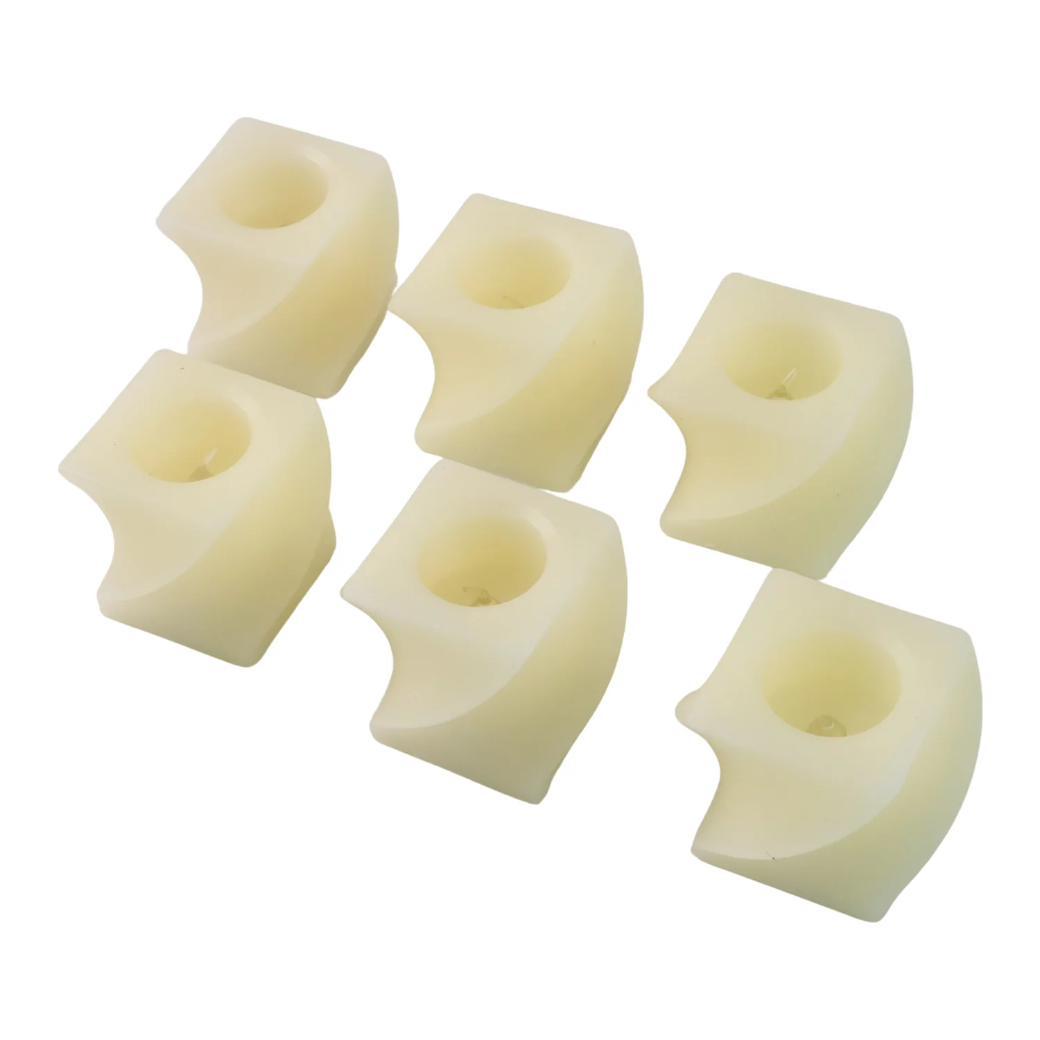 Set of 6 LED Flameless Decorative Candles – Square Shape Tealight Lamps - Image 5