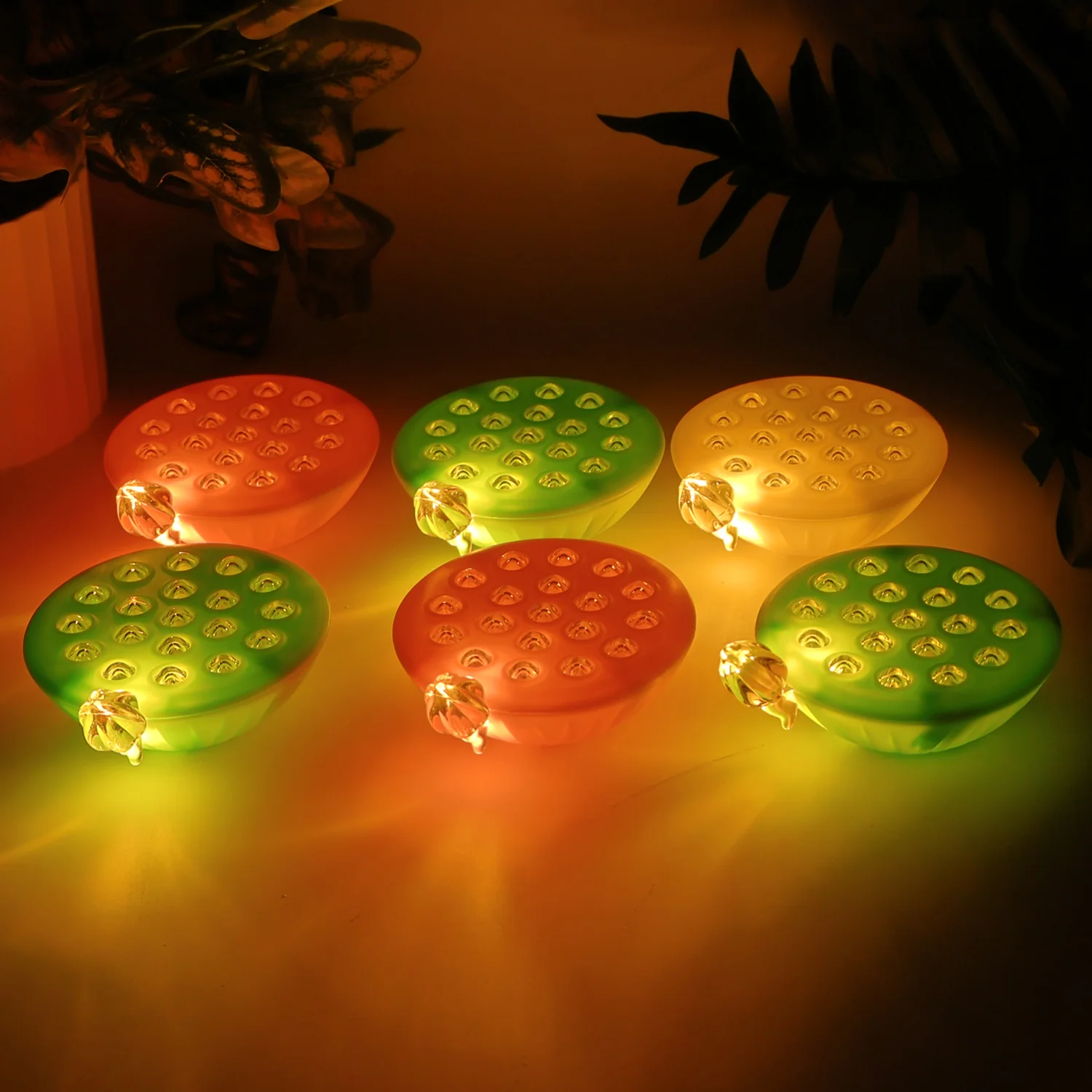Set of 6 Lotus Canopy LED Decorative Lamps - Image 6