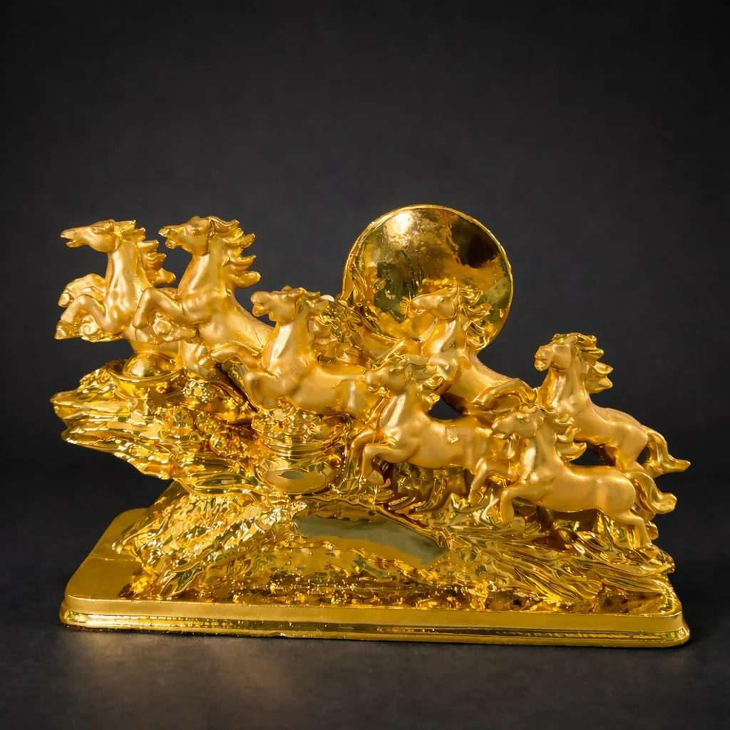Seven Running Horses Decorative Showpiece for Home and Office Décor - Image 4