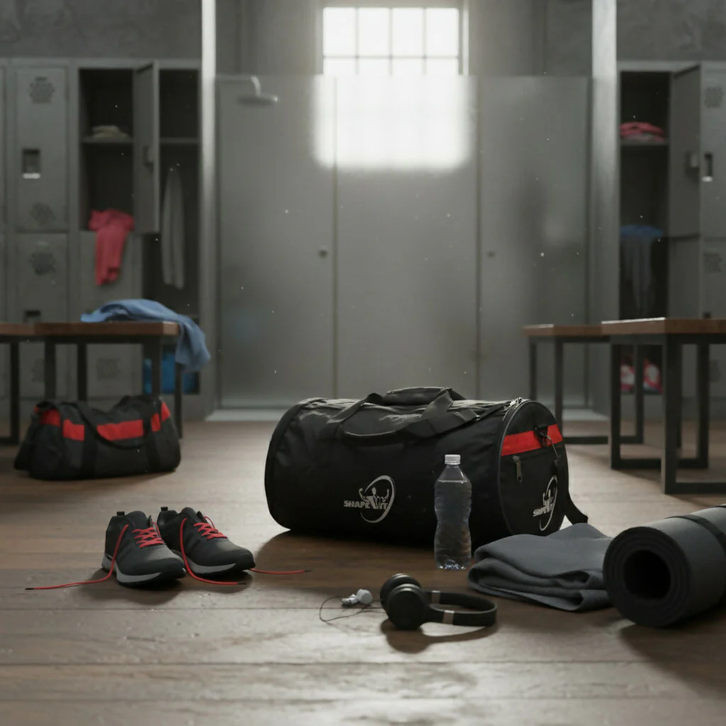Shape it Gym Duffle Bag for Men & Women  Sports Bag Multi Compartment - Image 2