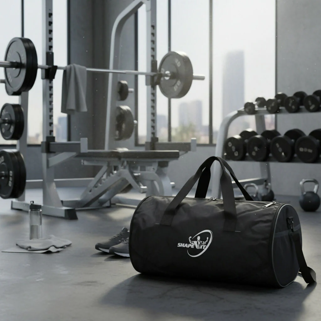Shape it Gym Duffle Bag for Men & Women  Sports Bag Multi Compartment - Image 3