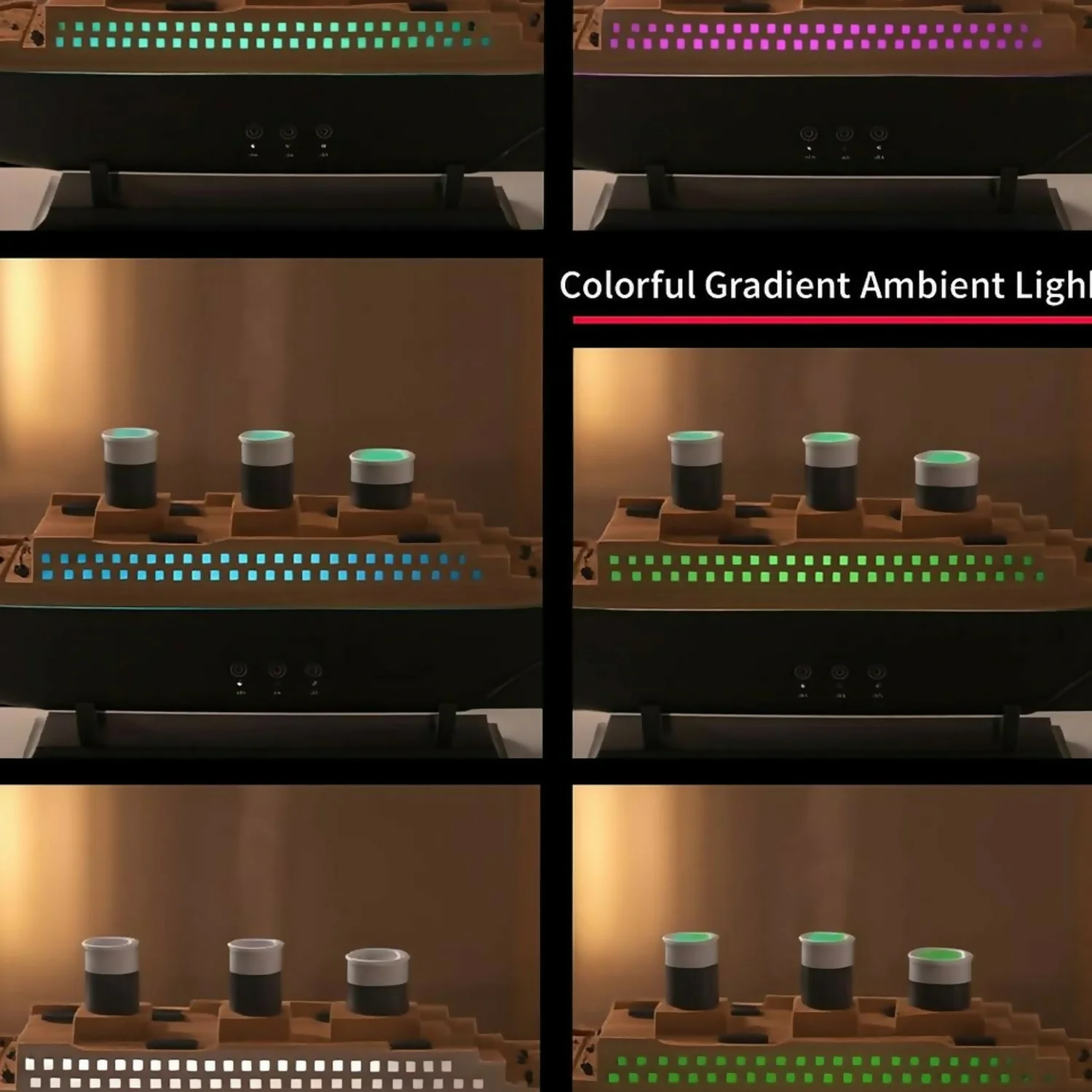 Ship Design Jellyfish Aroma Diffuser & Cool Mist Humidifier with LED Ambient Lights - Image 3