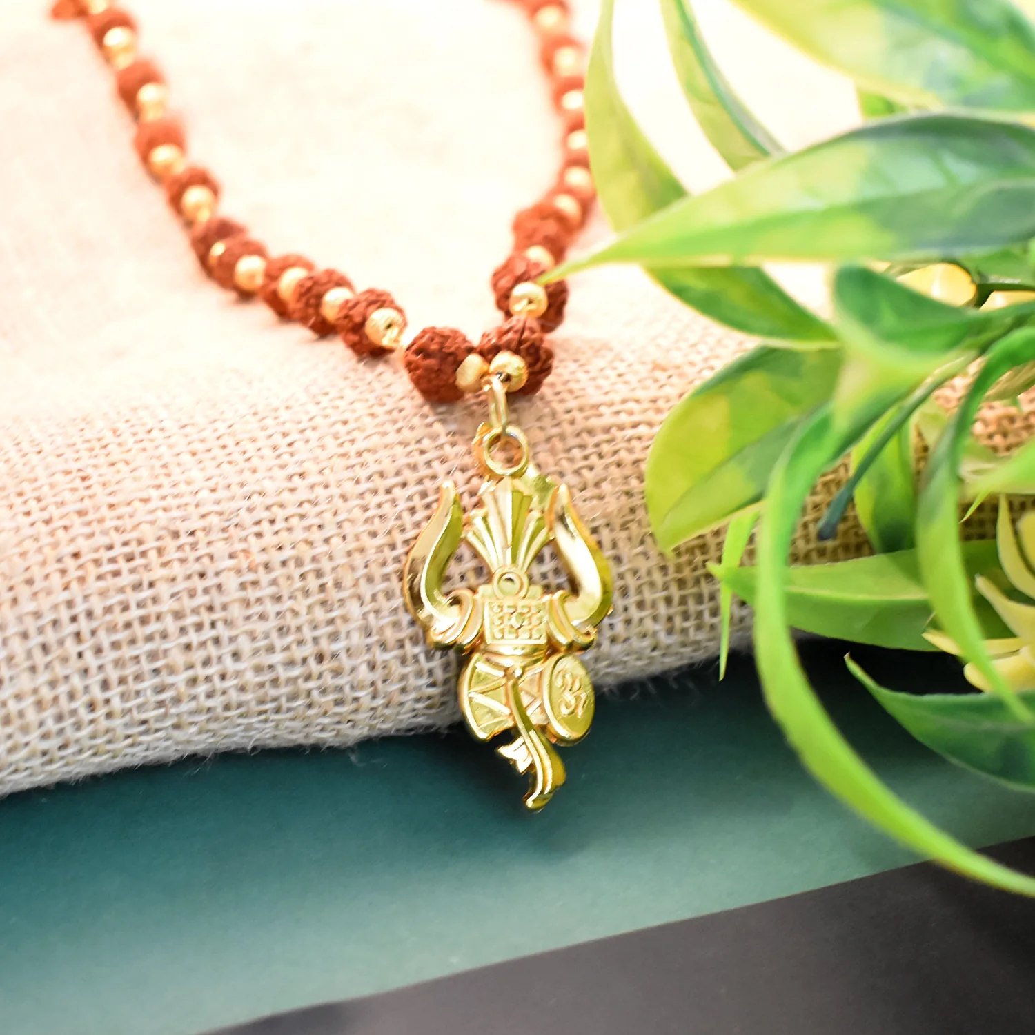 Shiv Pendant with Trishul and Rudraksha: Divine Power and Protection - Image 5