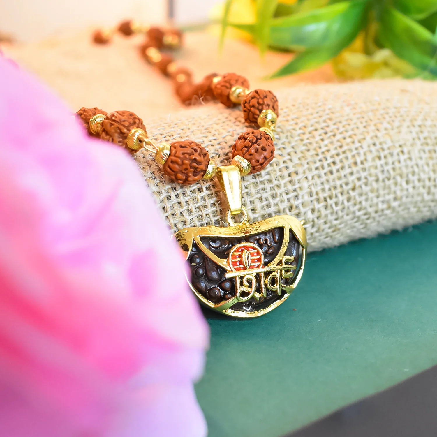 Shiva Pendant with Rudraksha Mala: Divine Protection and Spiritual Awakening - Image 3