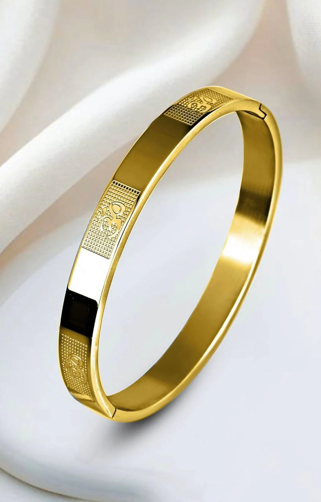 Shree Ram Kada for men Bracelets, Bracelet for Boys Gold,Kada - Image 2
