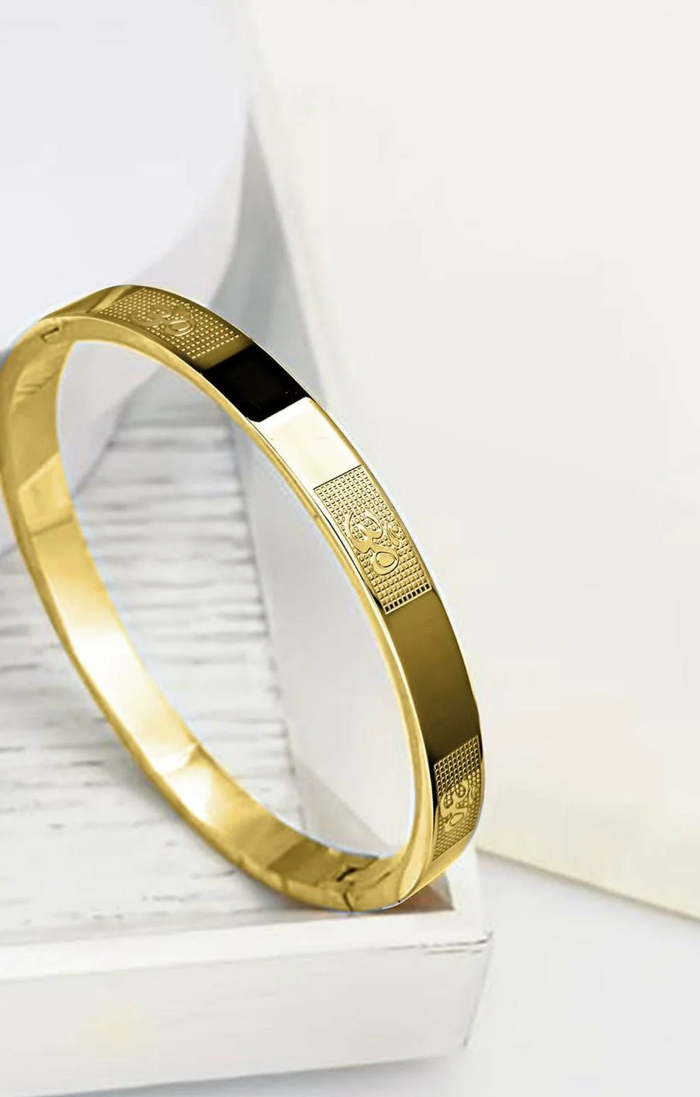 Shree Ram Kada for men Bracelets, Bracelet for Boys Gold,Kada - Image 3