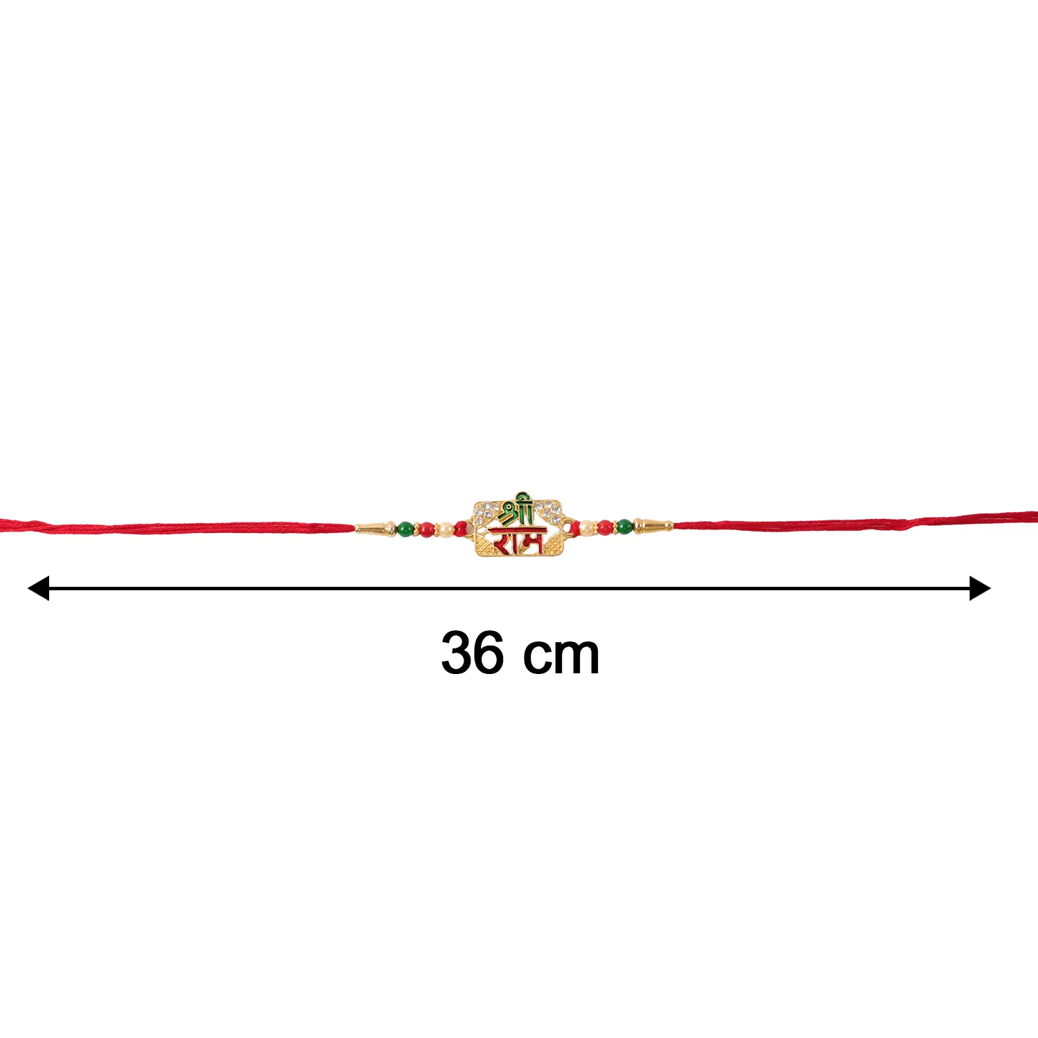 Shree Ram Text Designer Rakhi (1 Pc) - Image 7
