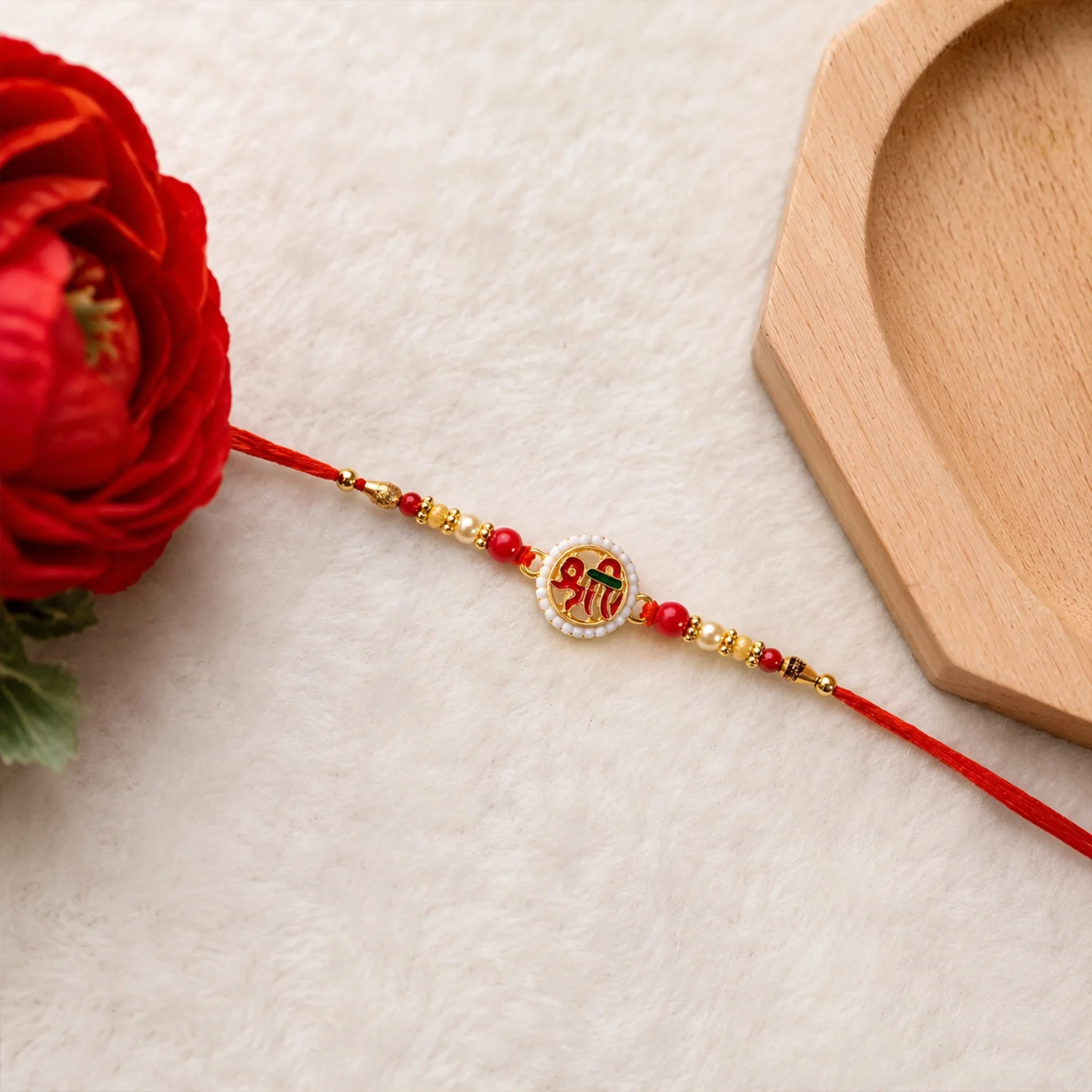 Shri Symbol Devnagari Designer Rakhi - Image 4