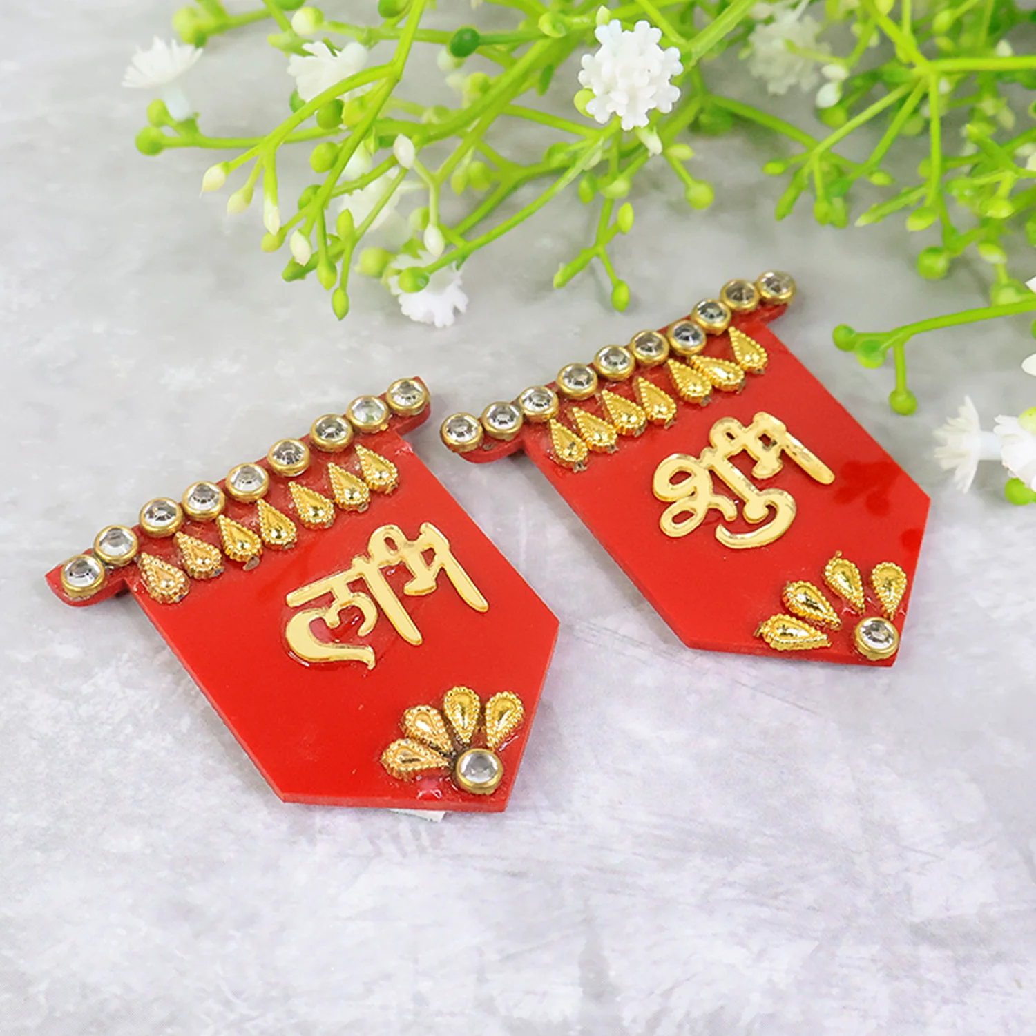 Shubh Labh Decorative Wall Hangings (2 Pc) - Image 7