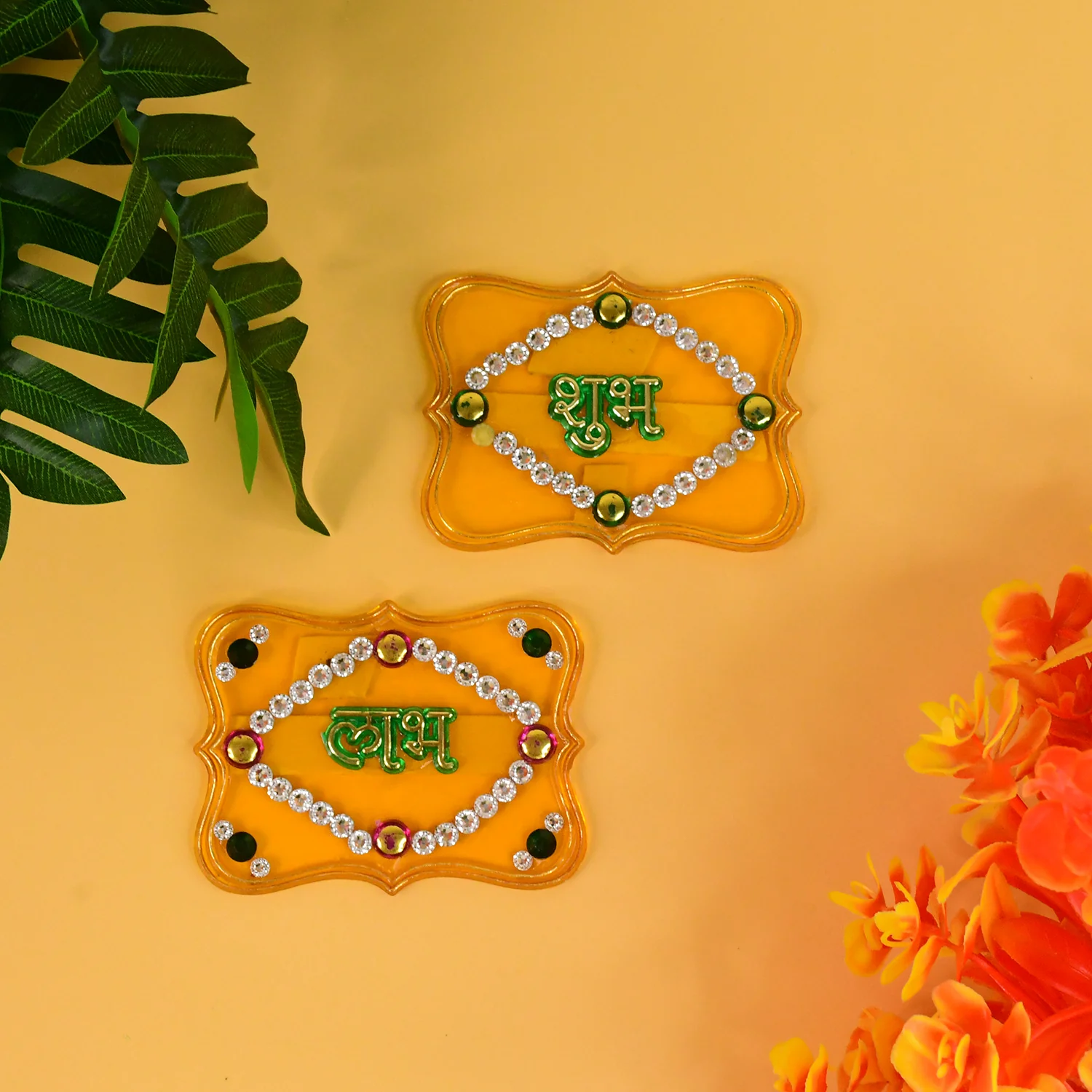 Shubh Labh Decorative Wall Hangings (2 Pc) - Image 6