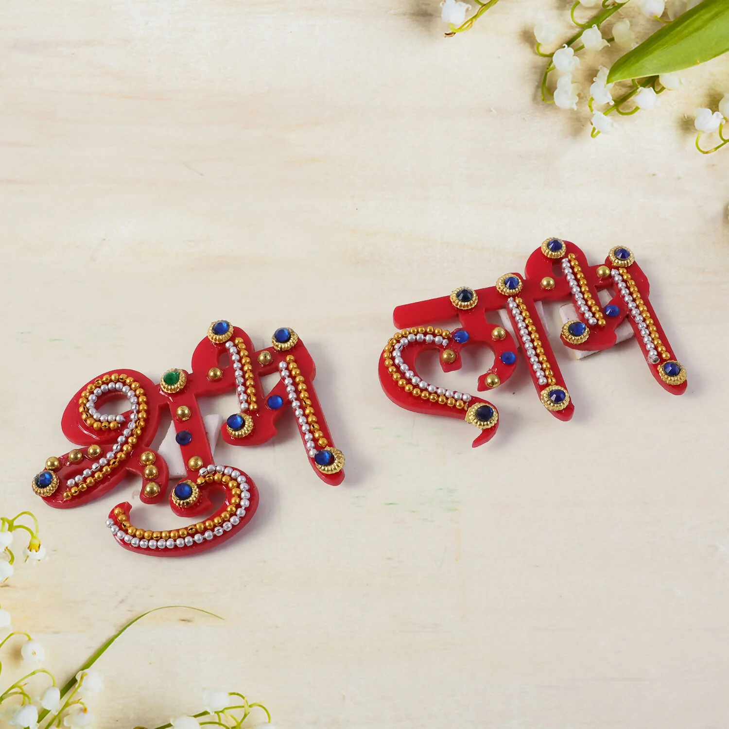 Shubh Labh Door Hanging | Premium Acrylic with Ball Chain | Diwali Entrance Decoration - Image 4