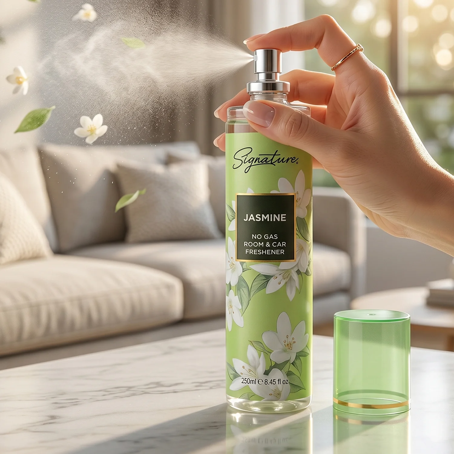 Signature Jasmine Room & Car Freshener Spray 250 ML - Image 4