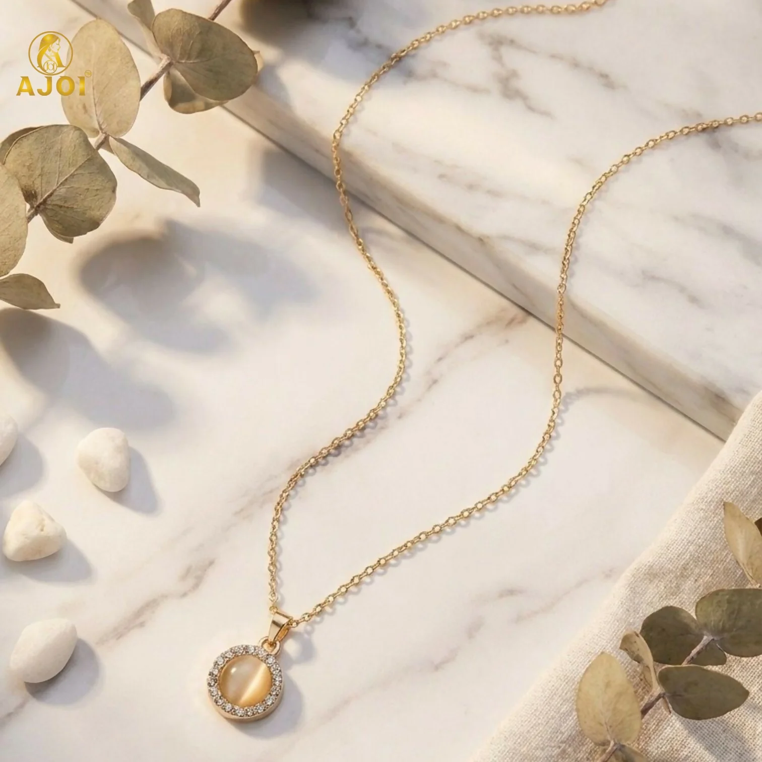 Signature Luxury Crystal Pendant Necklace - Image 4