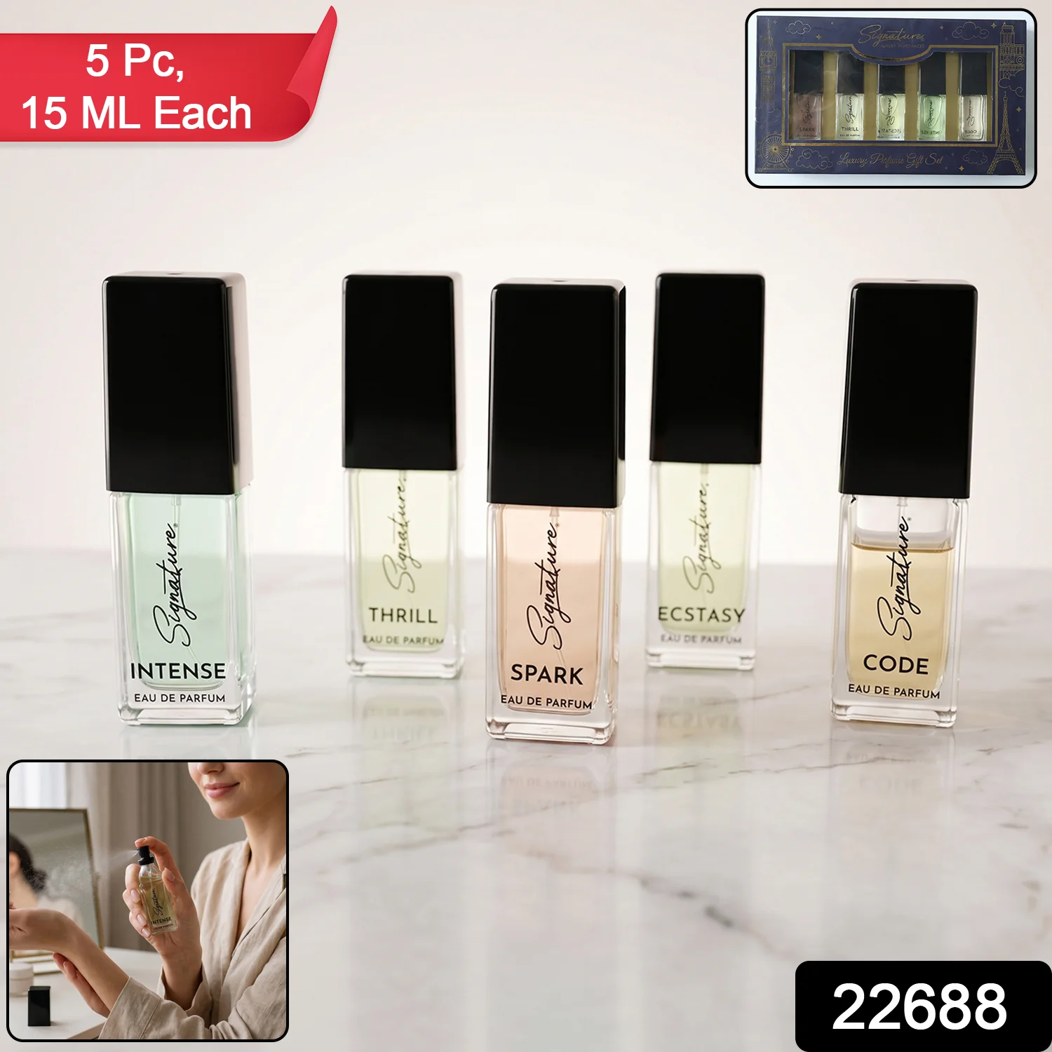 Best Luxury Perfume Gift Set - 5 Perfume Gift for Men & Women - Image 2