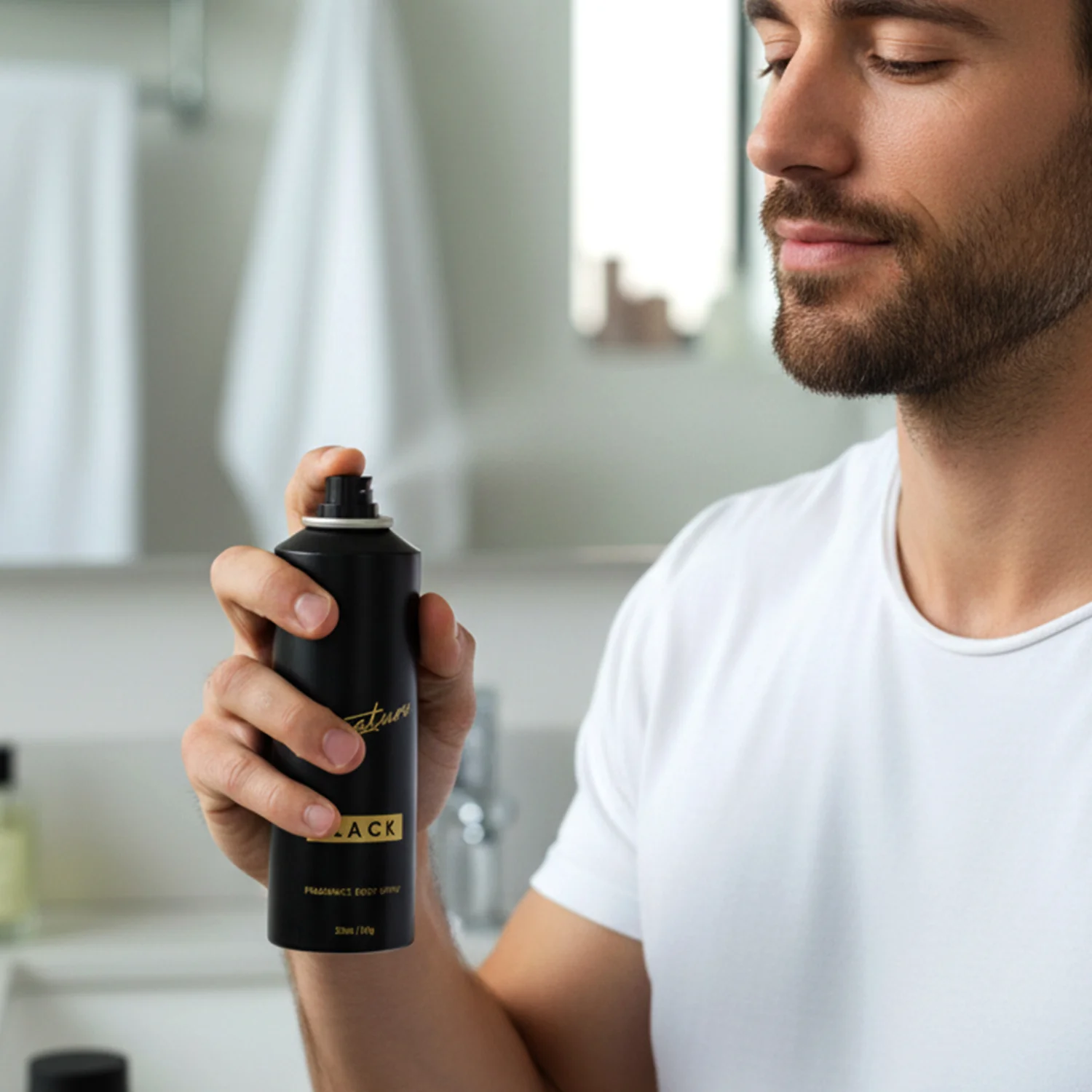 Signature Premium Black Fragrance Body Spray 200 ML - Image 6