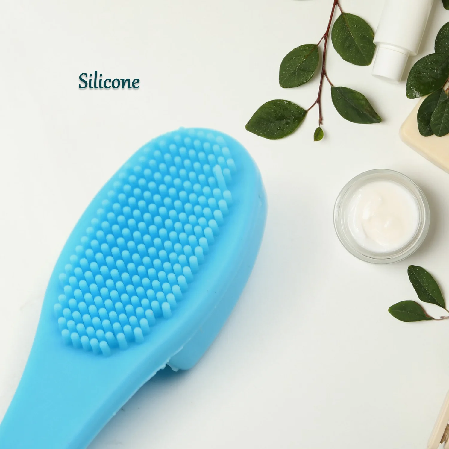 Silicone Makeup Cleaning Tool – Finger Brush Facial Cleansing Scrubber (1 Pc) - Image 4