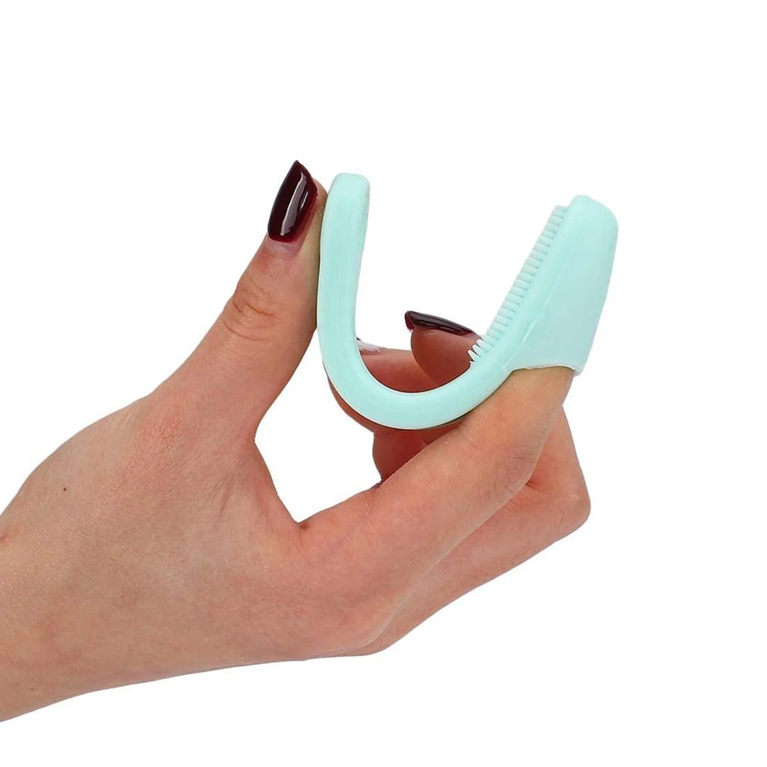 Silicone Makeup Cleaning Tool – Finger Brush Facial Cleansing Scrubber (1 Pc) - Image 8