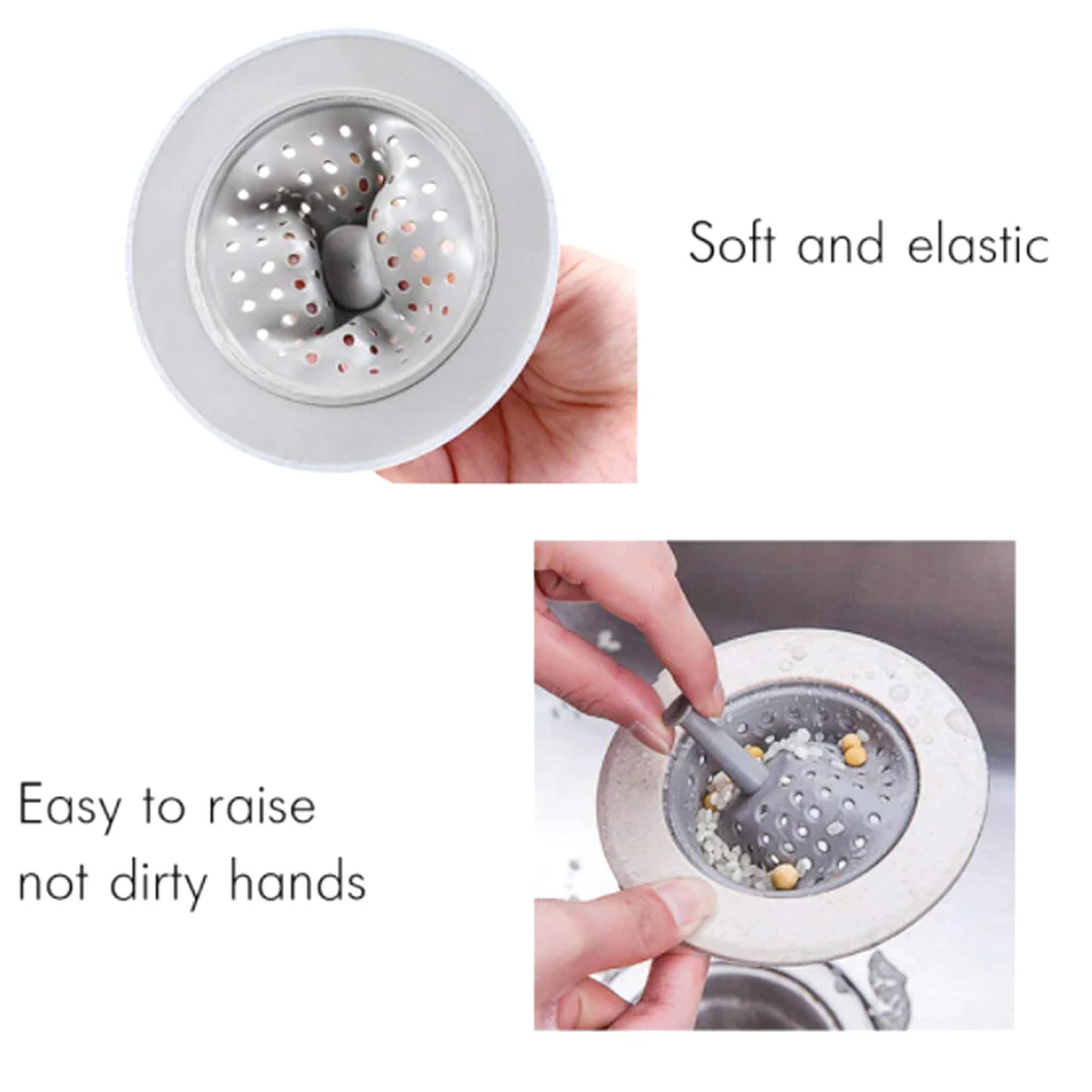 Silicon Sink Strainer Kitchen Drain Basin Basket Sink Drainer - Image 6