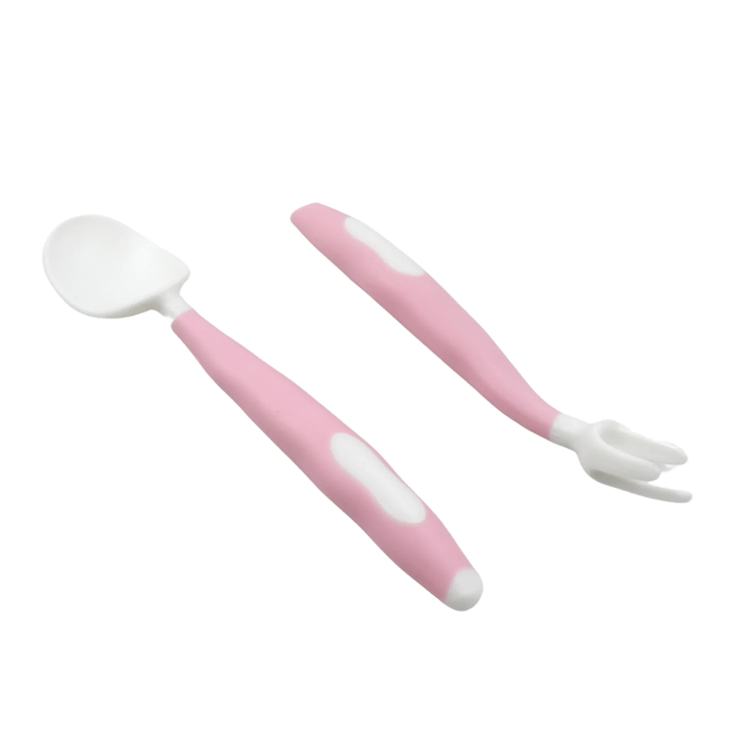 Silicone Bendable Kids Spoon & Fork Set – Toddler Self-Feeding Utensils (2 Pc Set) - Image 5