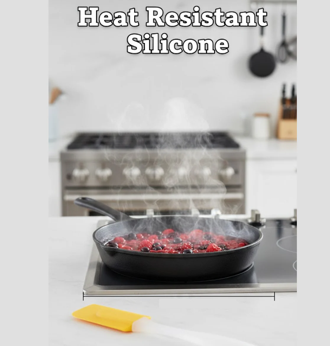 Silicone Cooking Spatula for Baking (1 Pc / 18 Cm) - Image 5