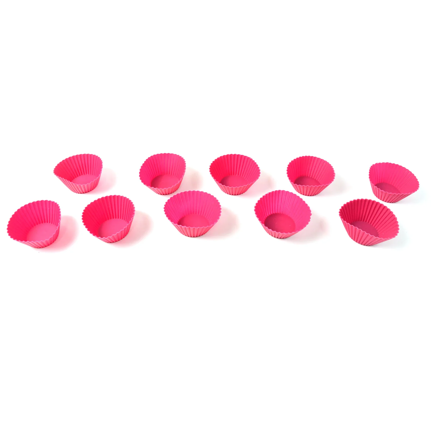 Silicone Cup Cake Mould (10 Pcs Set) - Image 5