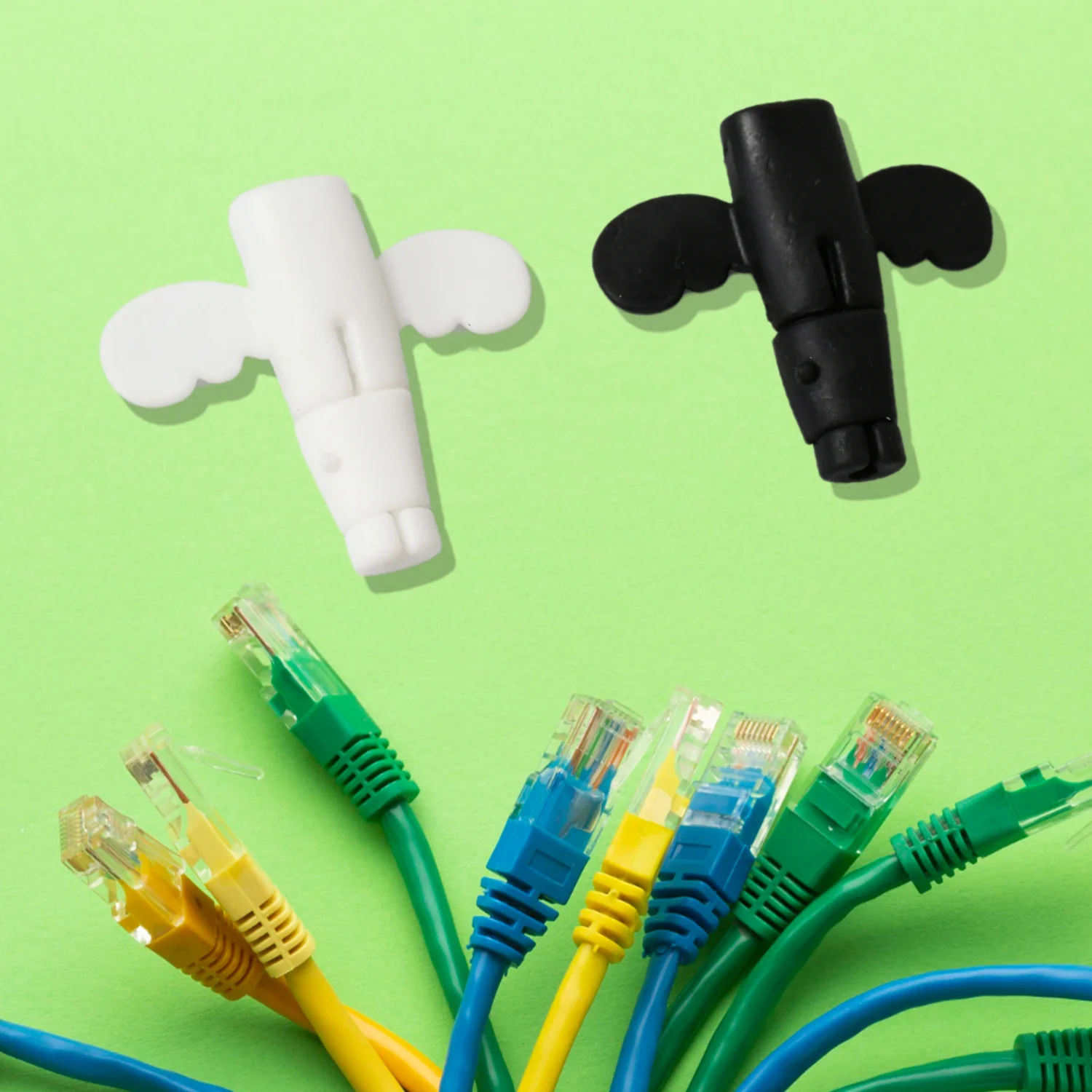 Silicone Data Cable Protector – Angel 2-in-1 Cord Saver & Storage Tool - Image 3