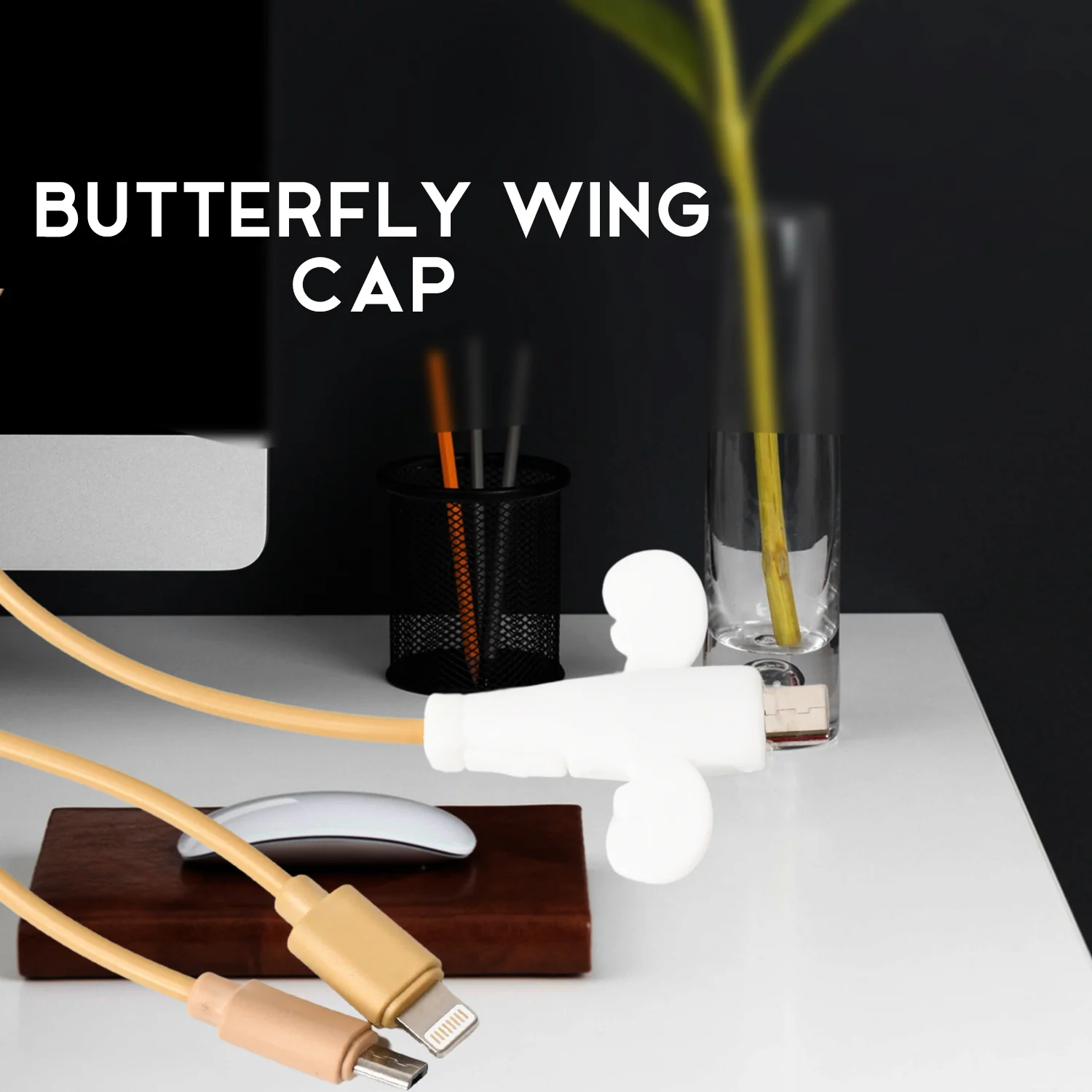 Silicone Data Cable Protector – Angel 2-in-1 Cord Saver & Storage Tool - Image 5