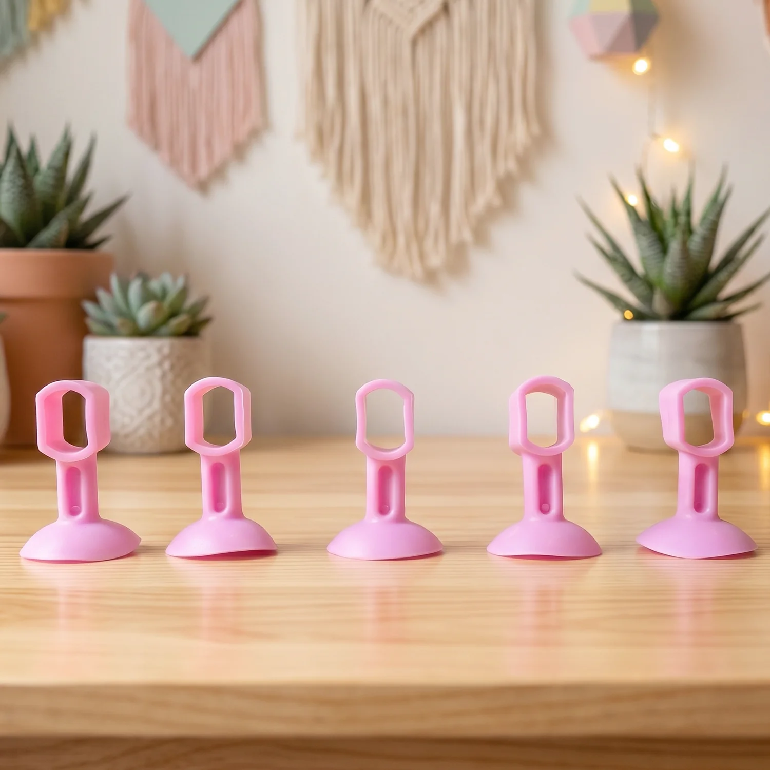 Silicone Door Stopper Suction Door Holder Anti Collision Door Handle Stopper (5 Pc) - Image 7