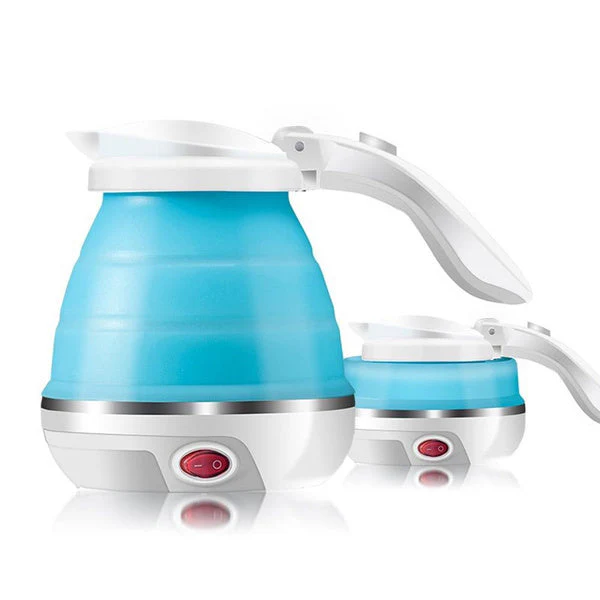 Silicone Foldable Collapsible Electric Water Kettle Camping Boiler - Image 9