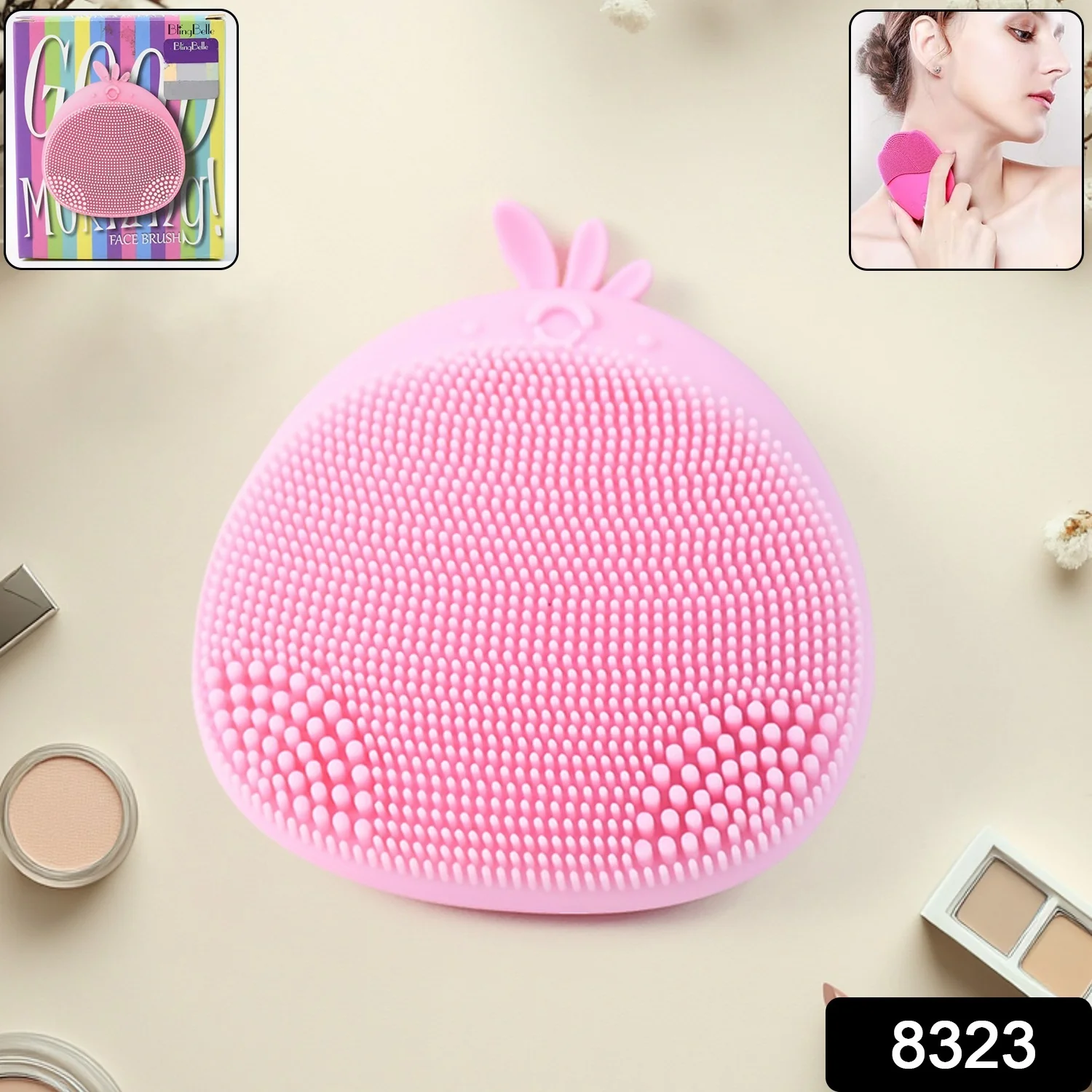Silicone Face Cleansing Brush (1 Pc) - Image 2
