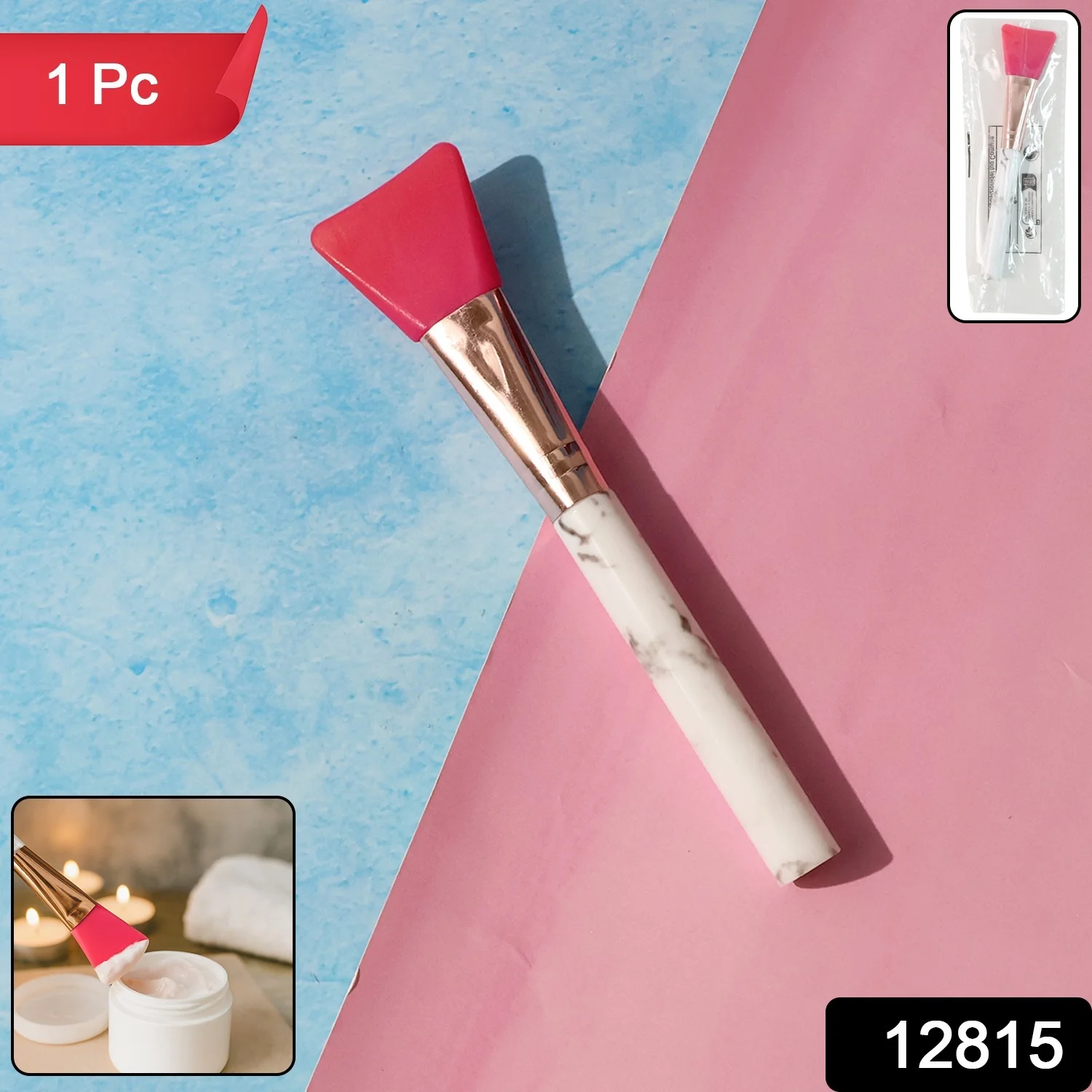 Silicone Face Mask Applicator Brush - (1 Pc) - Image 2