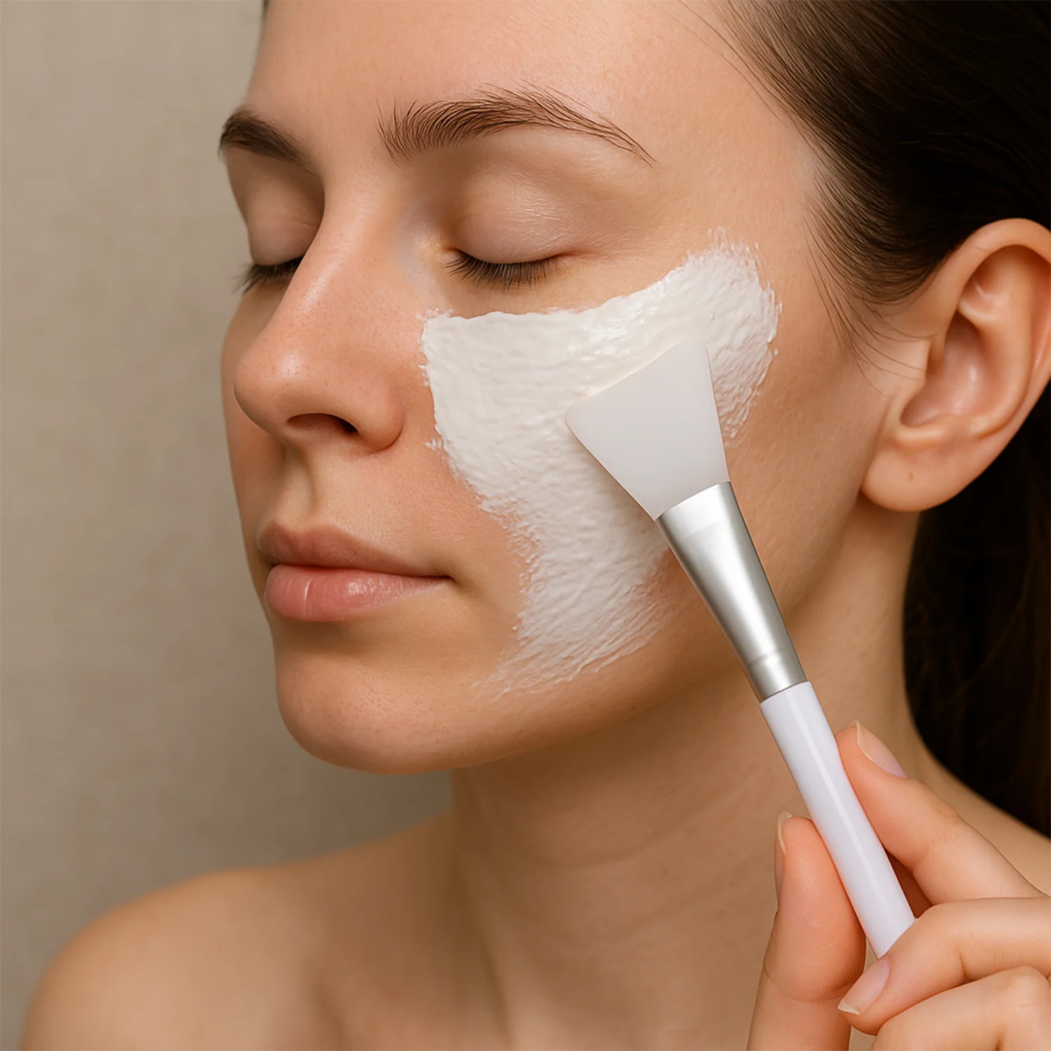 Silicone Face Mask Applicator Brush (1 Pc) - Image 4